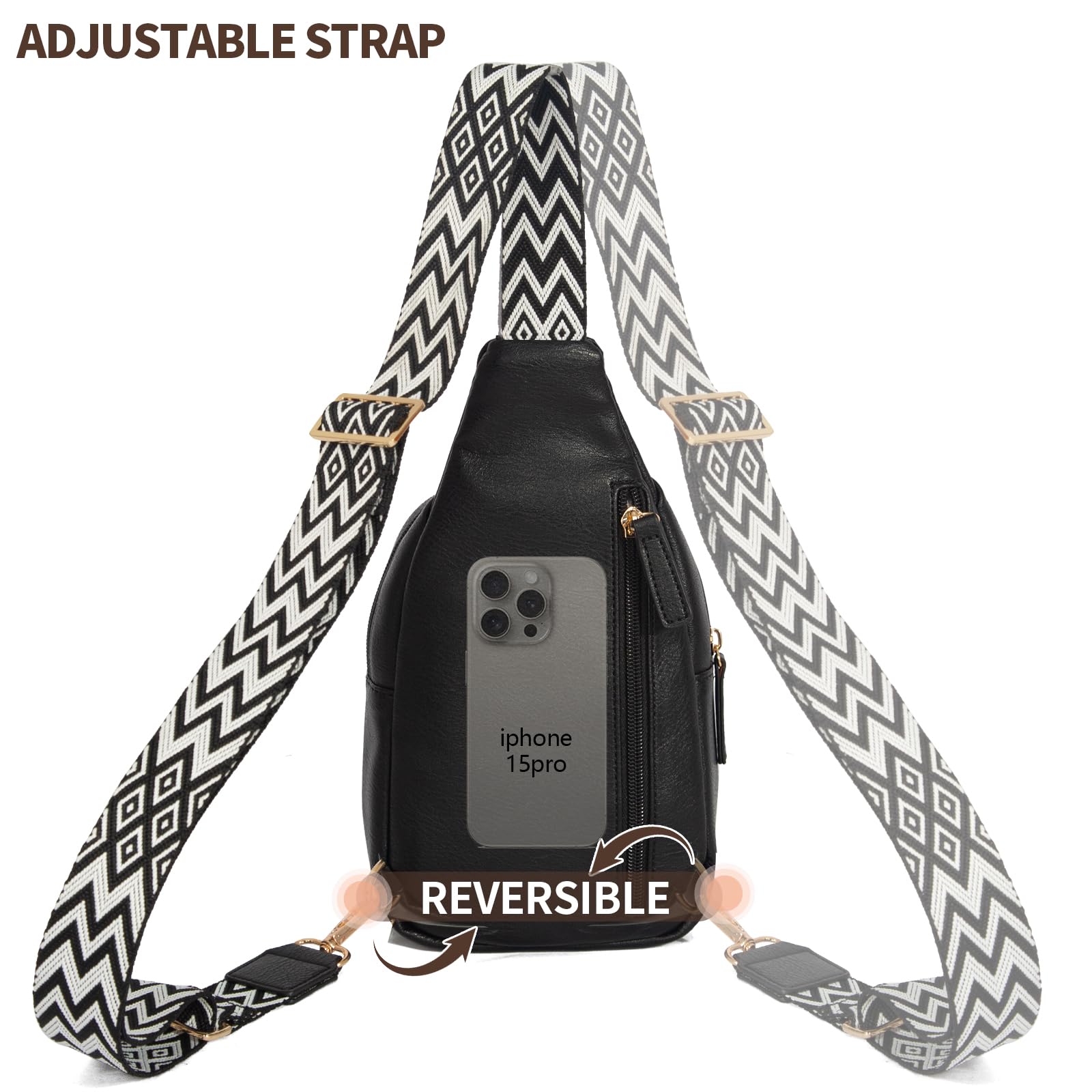 Trendy Anti-Theft Women's Small Sling Bag - Lightweight Crossbody Fanny Pack for Travel, Gym & Daily Use - Perfect Gift for Women