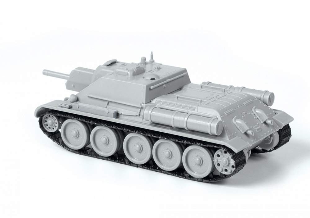 Zvezda 1/72 Scale Soviet SU-122 Self-Propelled Gun Model Kit 5043 - Perfect for Military History Enthusiasts & Model Builders