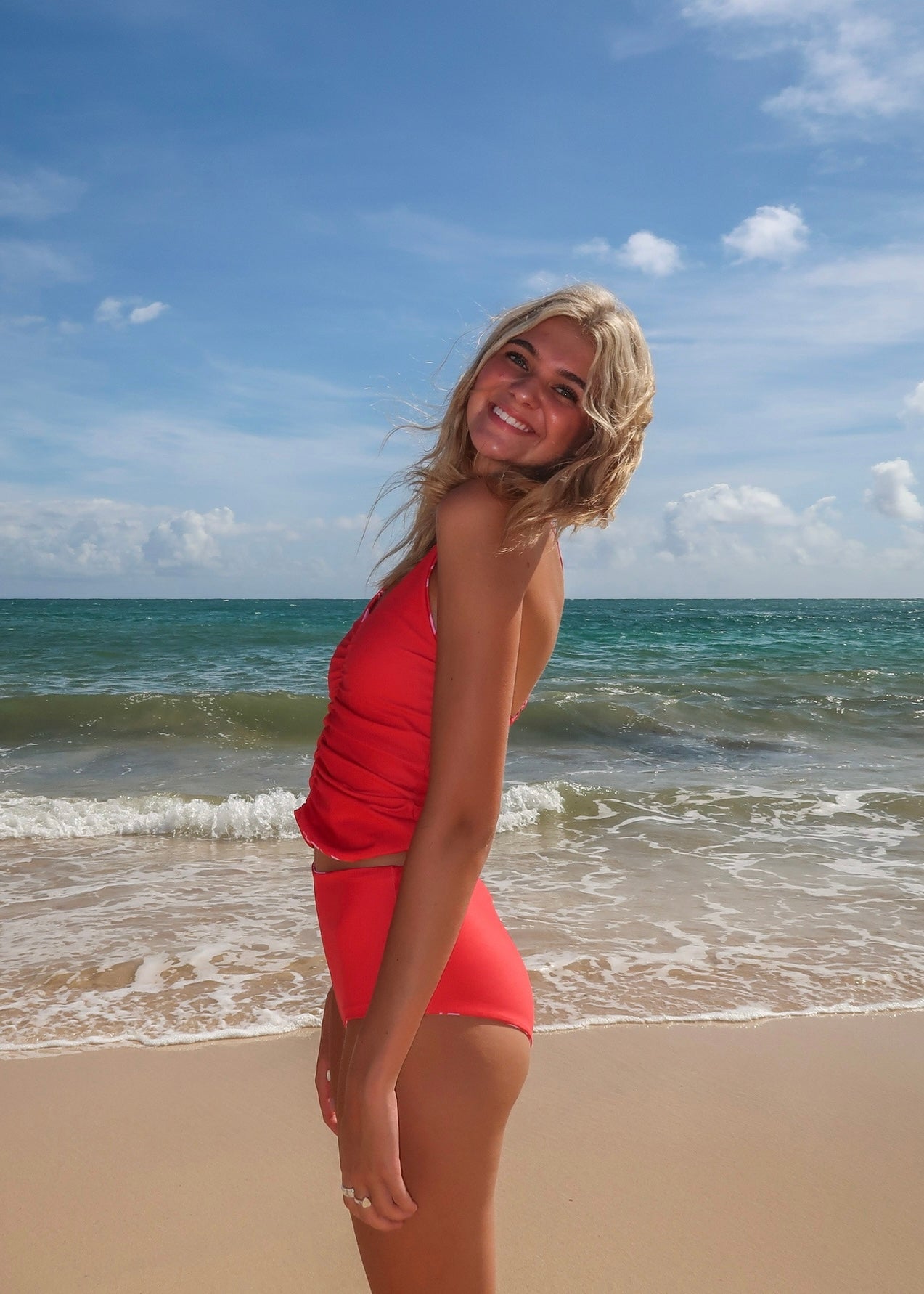 Gabi Reversible Tankini Swimsuit for Women - 2 in 1 Bathing Suit Top & Bottom - Quick Dry Swimwear for Beach, Pool & Vacation