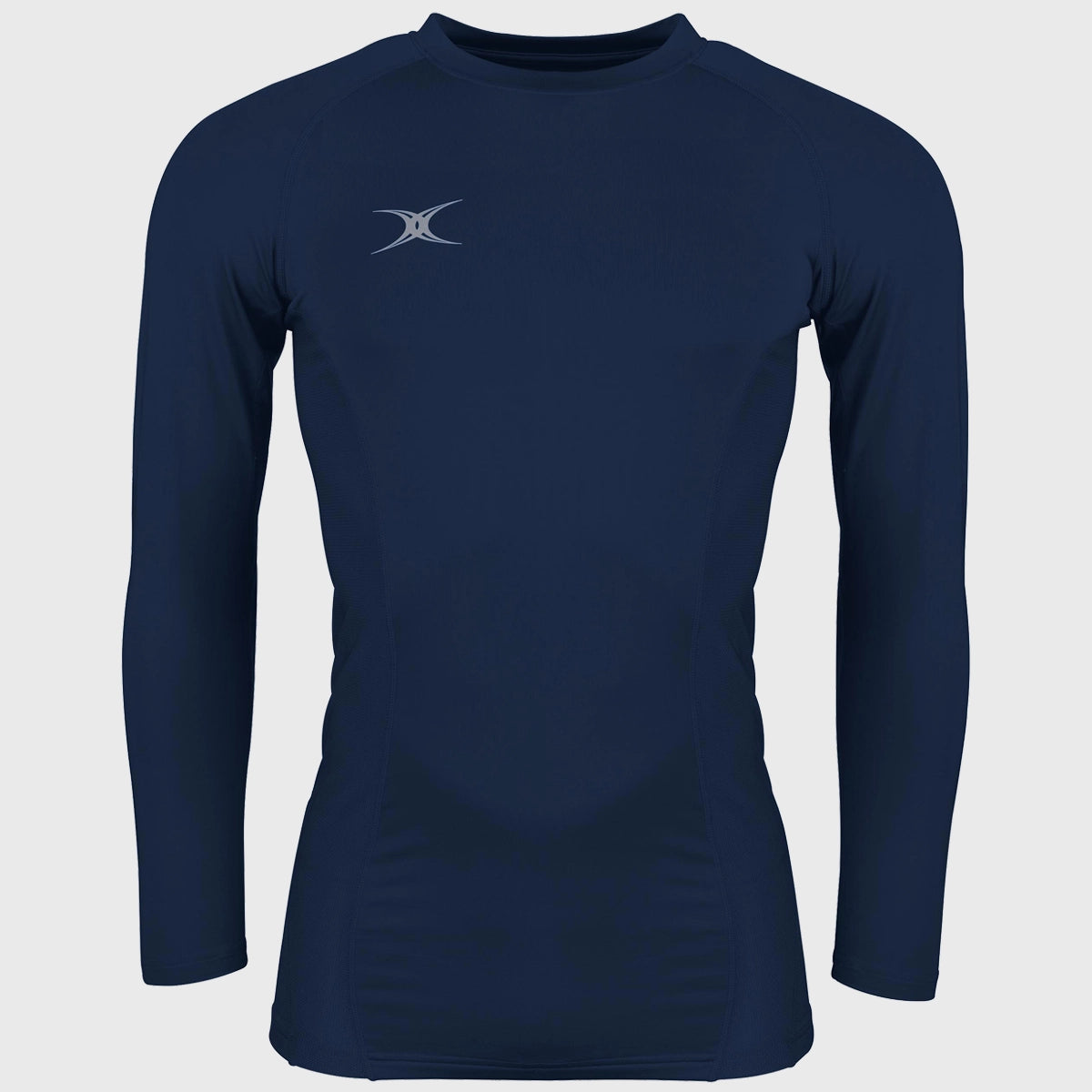 Gilbert Kids Atomic II Long Sleeve Baselayer Top - Navy Blue Thermal Underwear for Boys & Girls - Perfect for Winter Sports, Hiking & Outdoor Activities