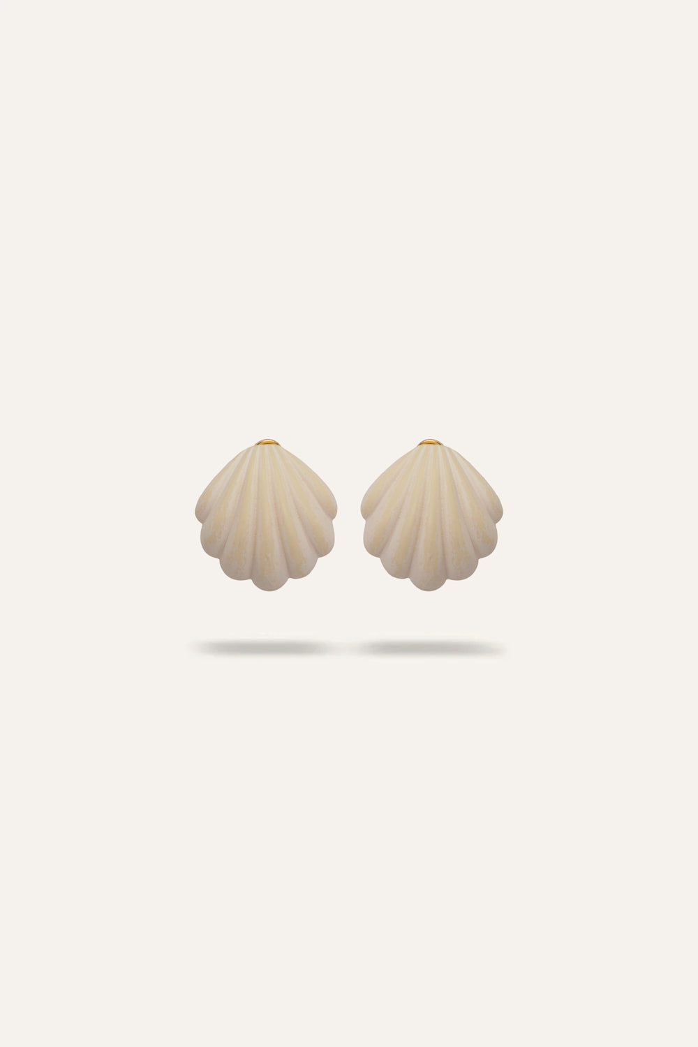 Ecru Shell Earrings for Women - Natural Seashell Jewelry, Boho Beach Style Dangle Earrings - Perfect for Summer, Vacations & Beach Weddings