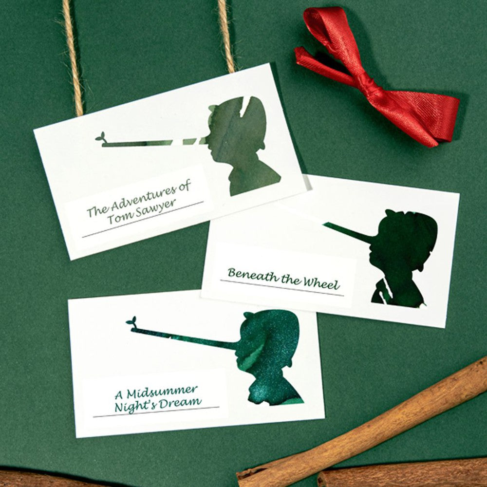 Wearingeul Ink Swatch Cards - 50 Sheets Pinocchio Color Sample Cards for Fountain Pen Ink Testing & Calligraphy Practice | Perfect for Artists, Writers & Stationery Lovers