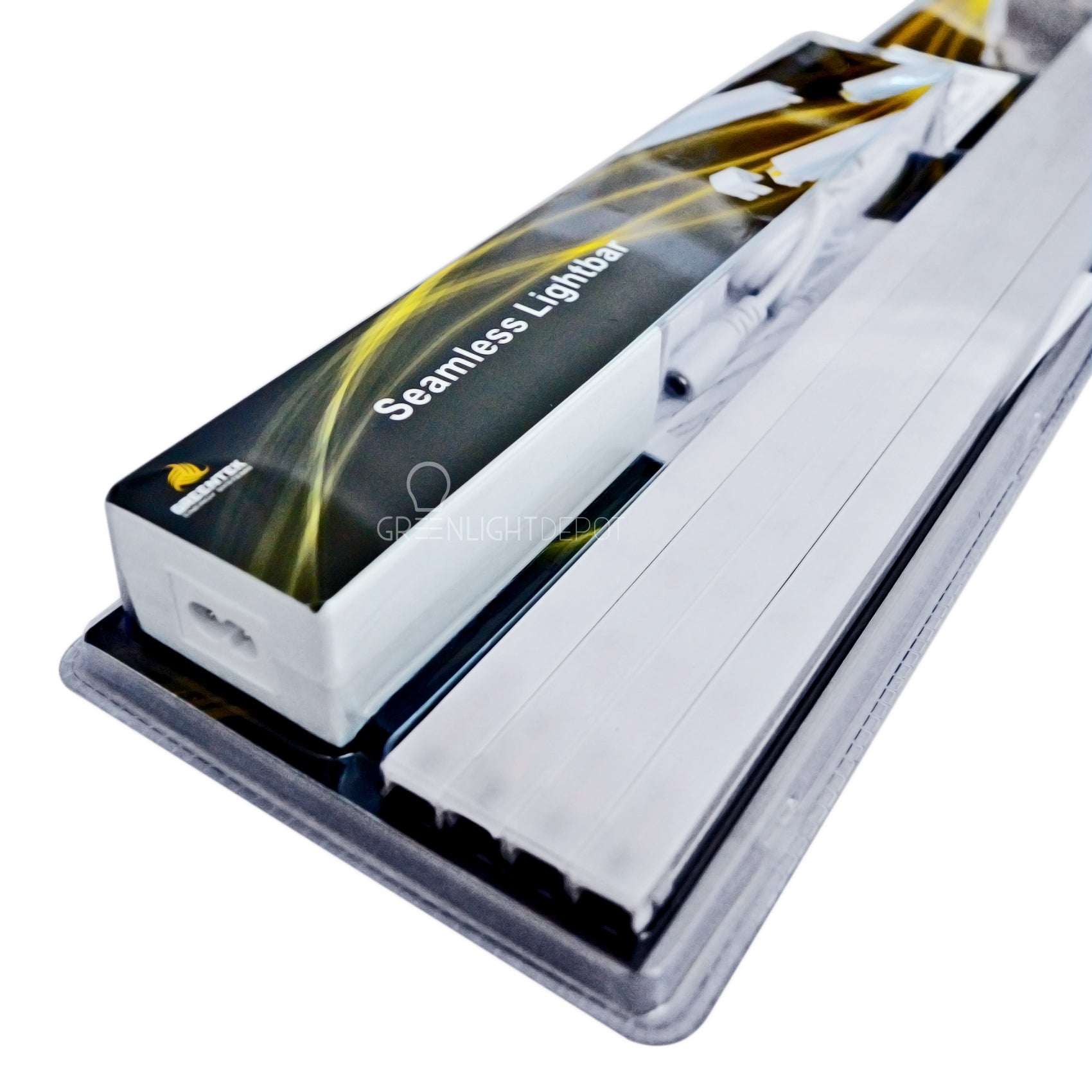 LED Under Cabinet Lighting Kit - 4 Seamless Light Bars with Power Supply for Kitchen, Pantry & Closet Illumination