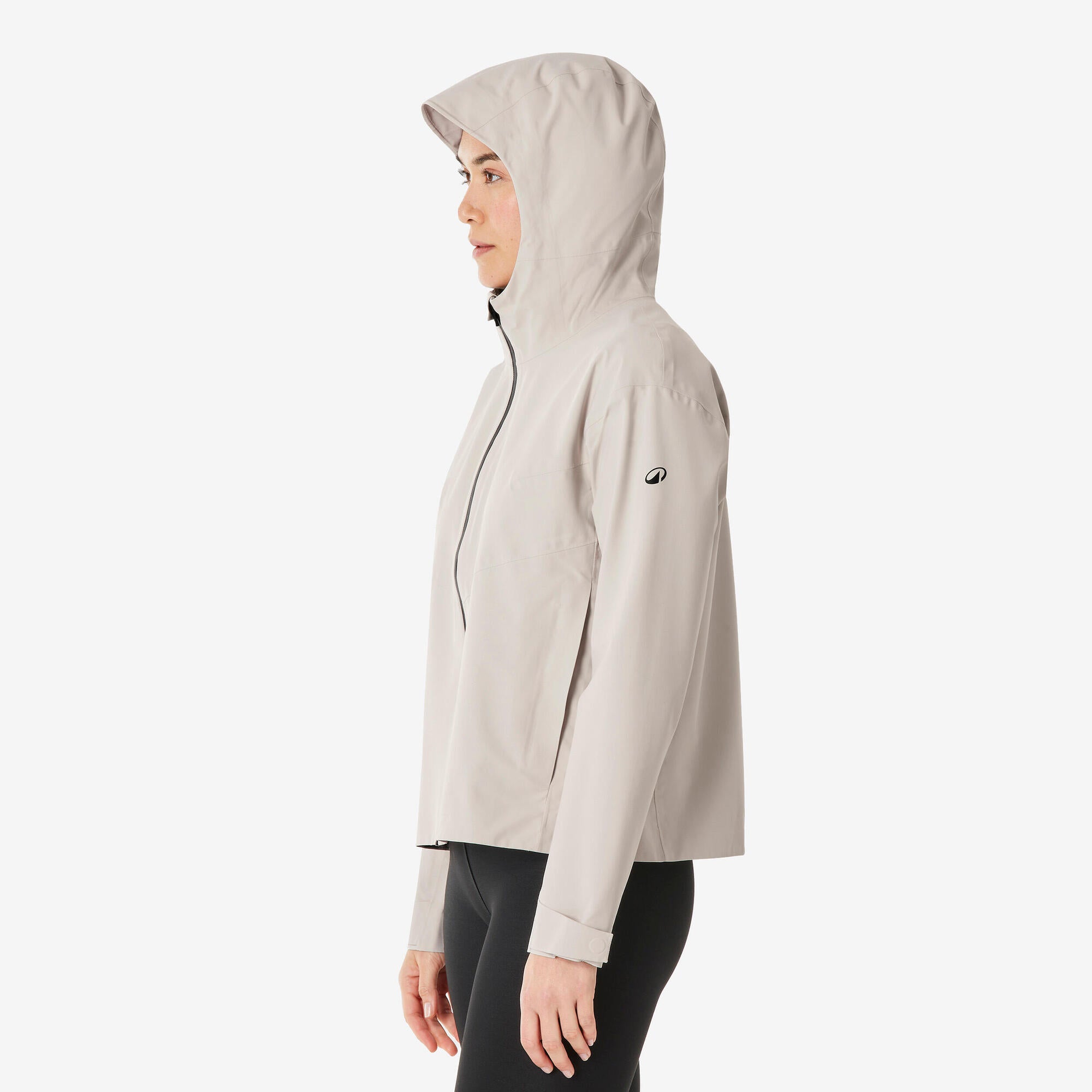 Quechua Women's MH100 Lightweight Waterproof Hiking Jacket - Windproof Outdoor Raincoat for Trekking & Camping | Perfect for Mountain Climbing & Winter Adventures