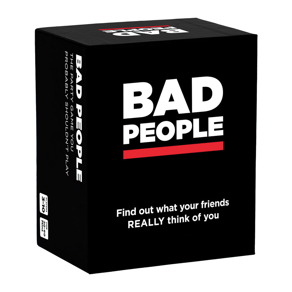 Bad People Adult Card Game - Hilarious & Rude Party Game for Adults - Perfect for Game Nights, Bachelorette Parties & Social Gatherings