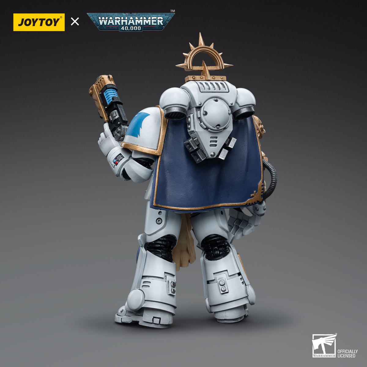 1/18 JOYTOY Warhammer 40K Space Marines White Consuls Intercessors Action Figure Set (3pcs) - Perfect for Collectors, Wargaming, and Tabletop Battles
