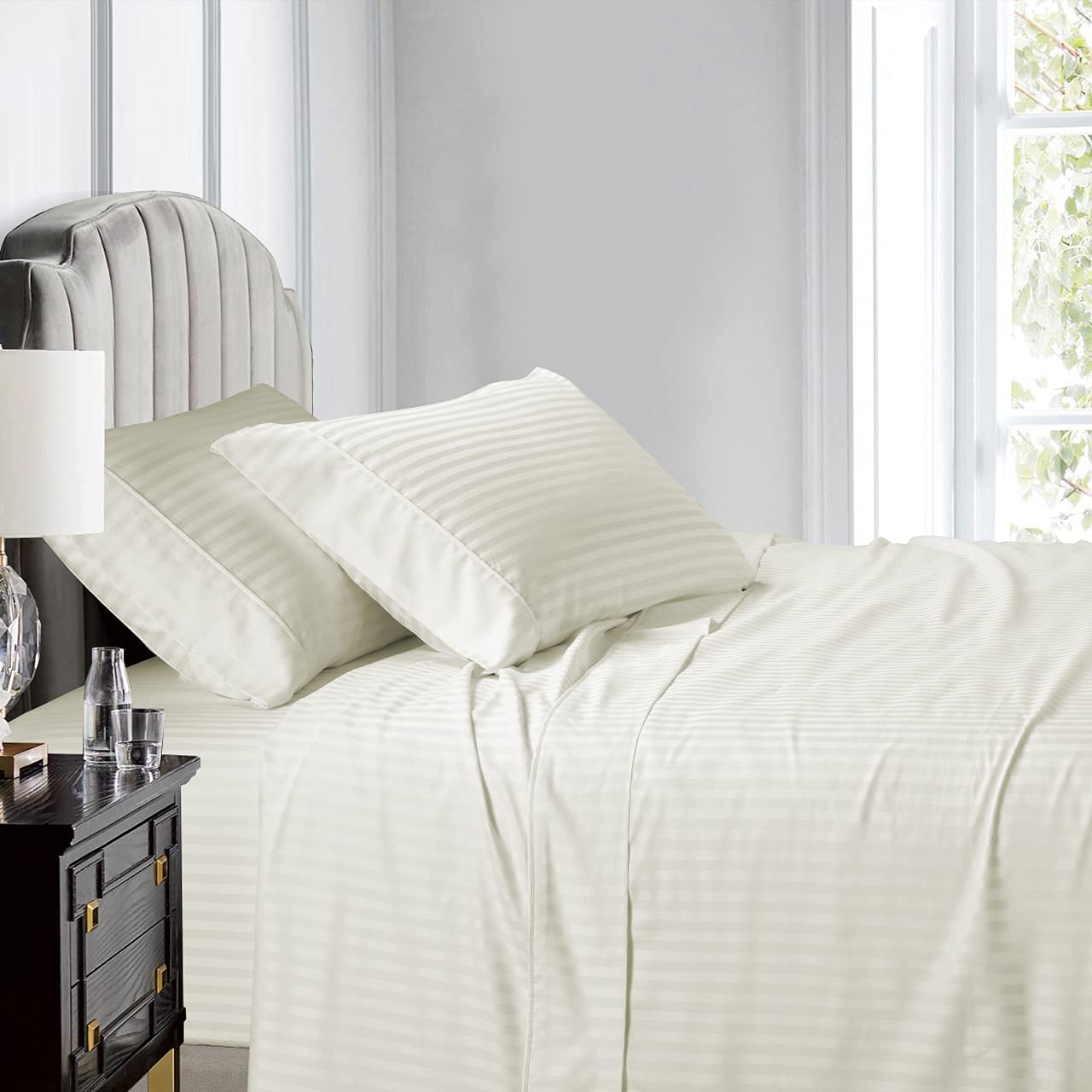 Premium 600 Thread Count 100% Cotton King Size Pillowcases (20