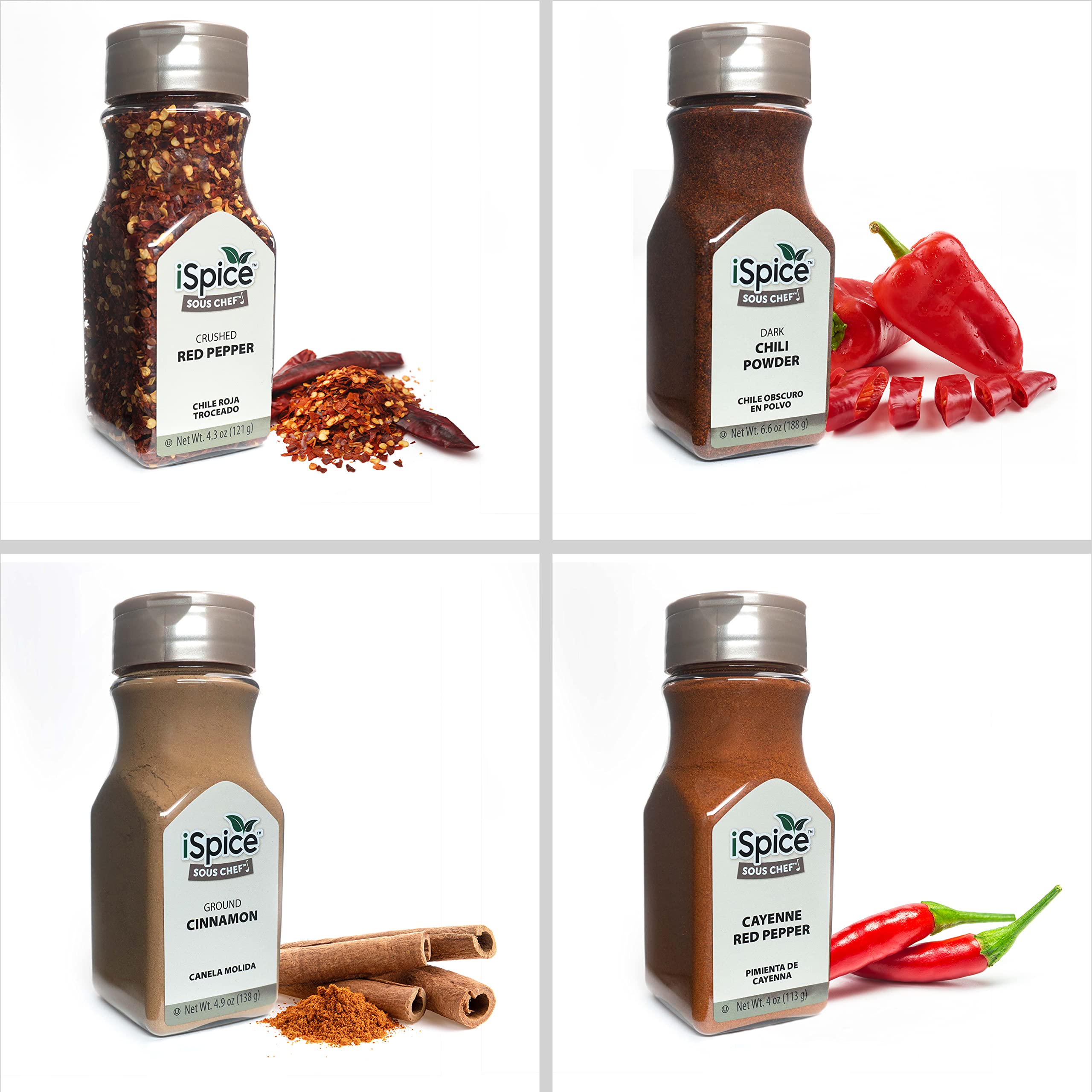 iSpice 24-Pack Gourmet Spice Set - Premium Spices & Seasonings Collection for Cooking, Baking & Grilling | Ultimate Kitchen Essential for Home Chefs & Food Enthusiasts