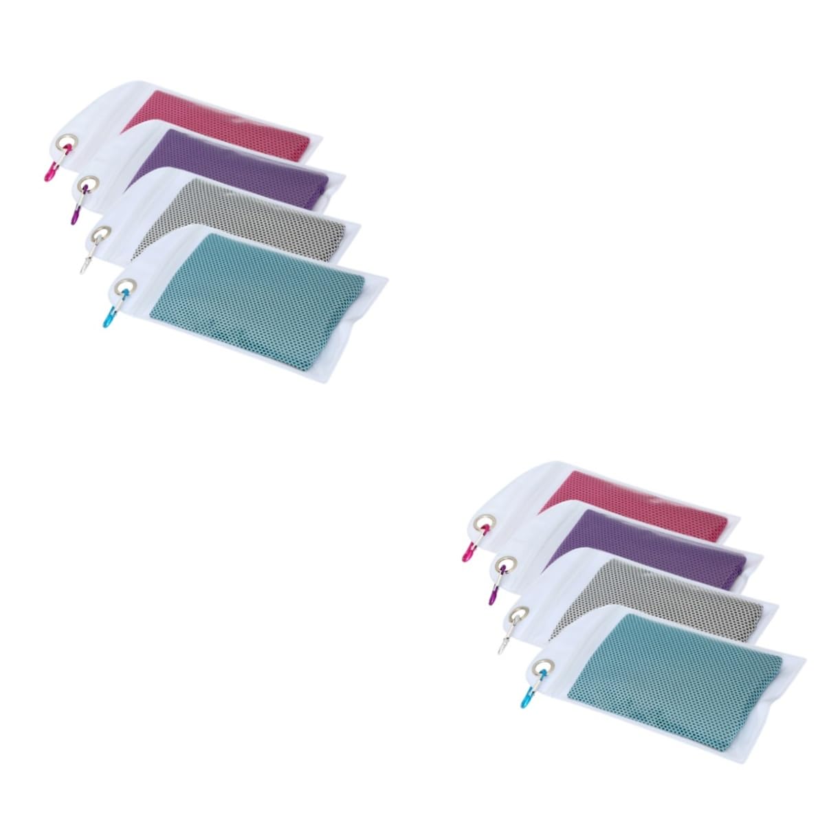 Balacoo 8 Pack Cooling Sports Towels - Quick Dry Microfiber Gym Towels for Workout, Running, Yoga & Outdoor Activities | Soft & Absorbent for Athletes & Fitness Enthusiasts