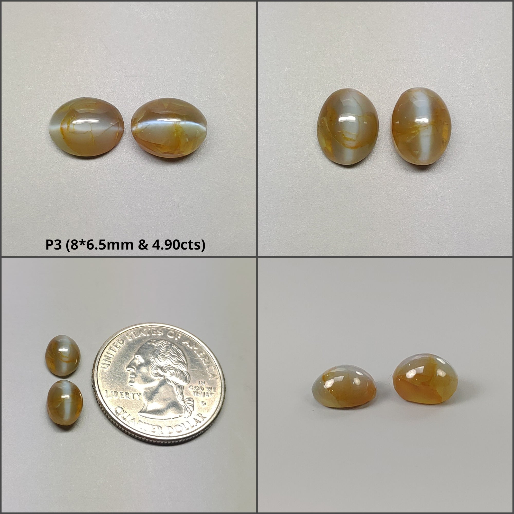 Natural Untreated Chrysoberyl Cat's Eye Gemstone Cabochon - Oval & Round Shapes for Jewelry Making, Healing Crystals & Collectors | High Quality Unheated Cat's Eye Stones for Rings, Pendants & Spiritual Use