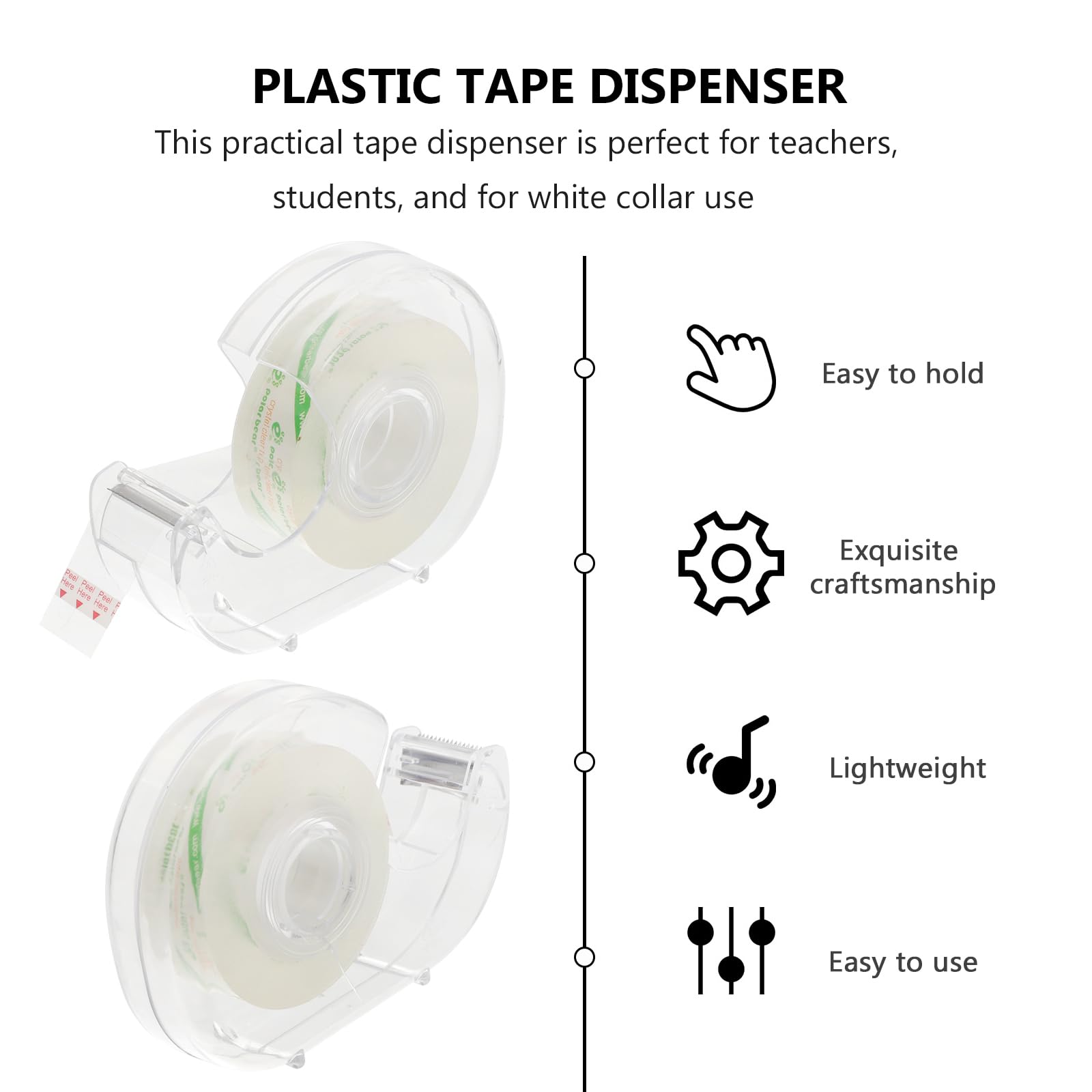 ULTECHNOVO Heavy Duty Washi Tape Dispenser - Refillable Tape Cutter & Organizer for Office, Masking, Double Sided & Textured Paper Tapes - Perfect for Crafting, Scrapbooking & Office Organization