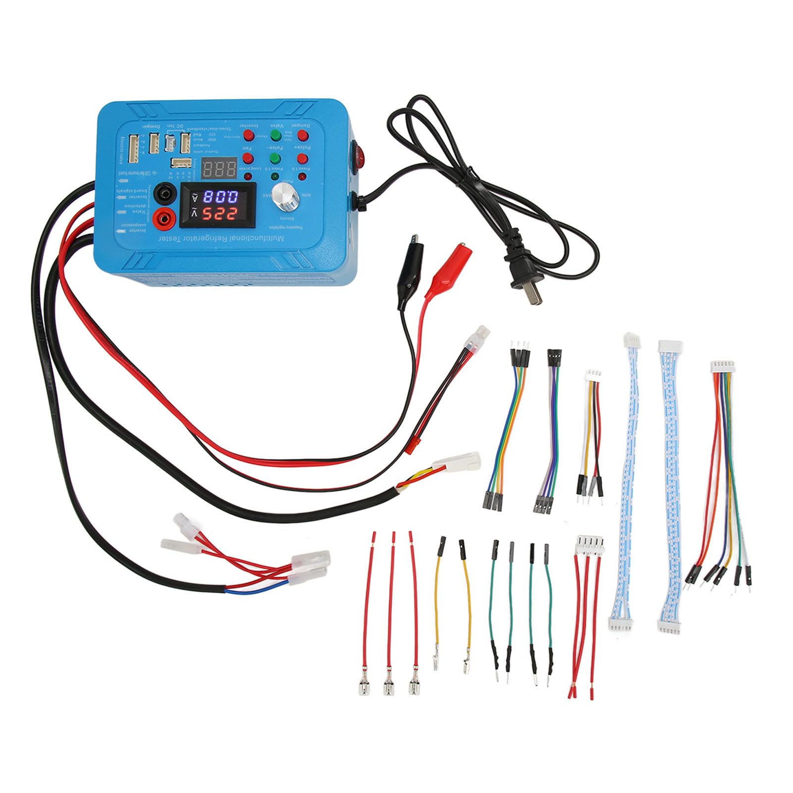 Refrigerator Inverter Variable Frequency Board Tester - Solenoid Valve Repair Tool with Buzzer Alarm, Clear LCD Display & US Plug 110V | Professional Appliance Diagnostic Equipment for HVAC Technicians & Home Repair