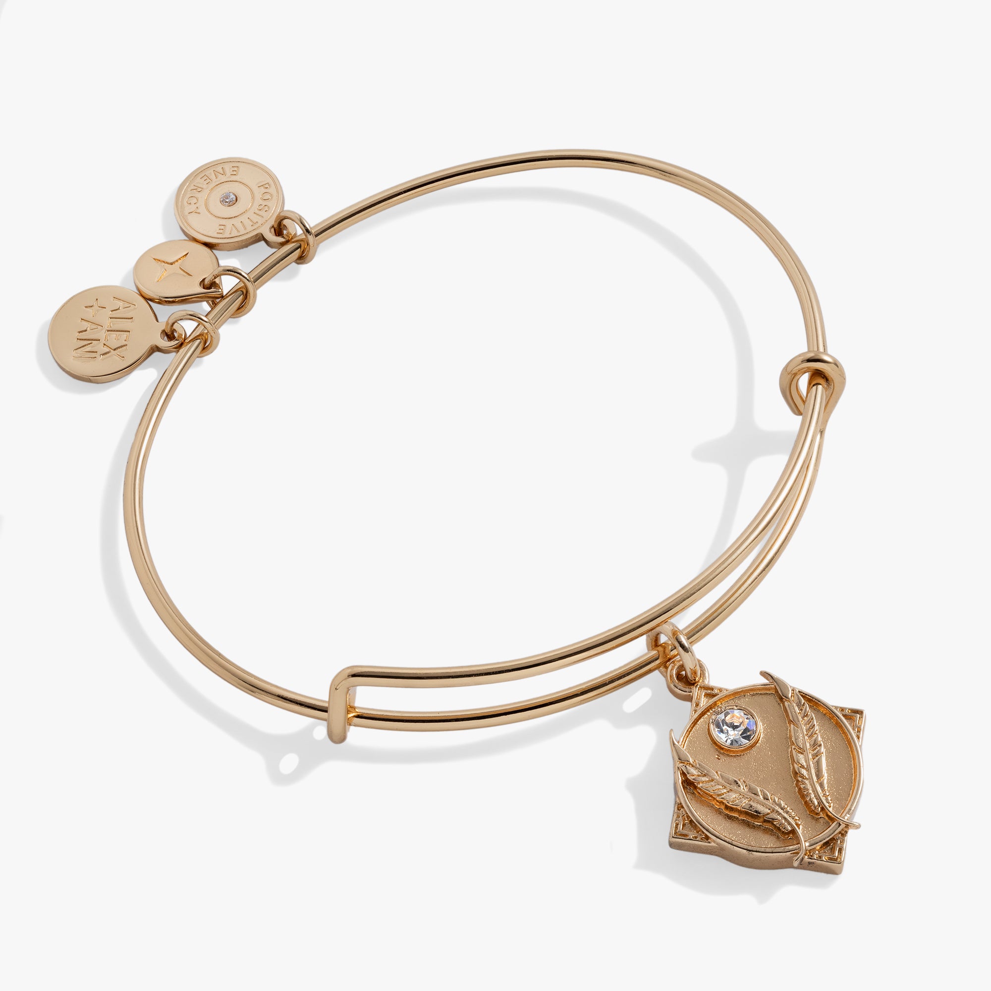 Godspeed Feather 'My Path Is Blessed' Bangle - Elegant Inspirational Jewelry for Women, Perfect for Gifts, Daily Wear & Special Occasions