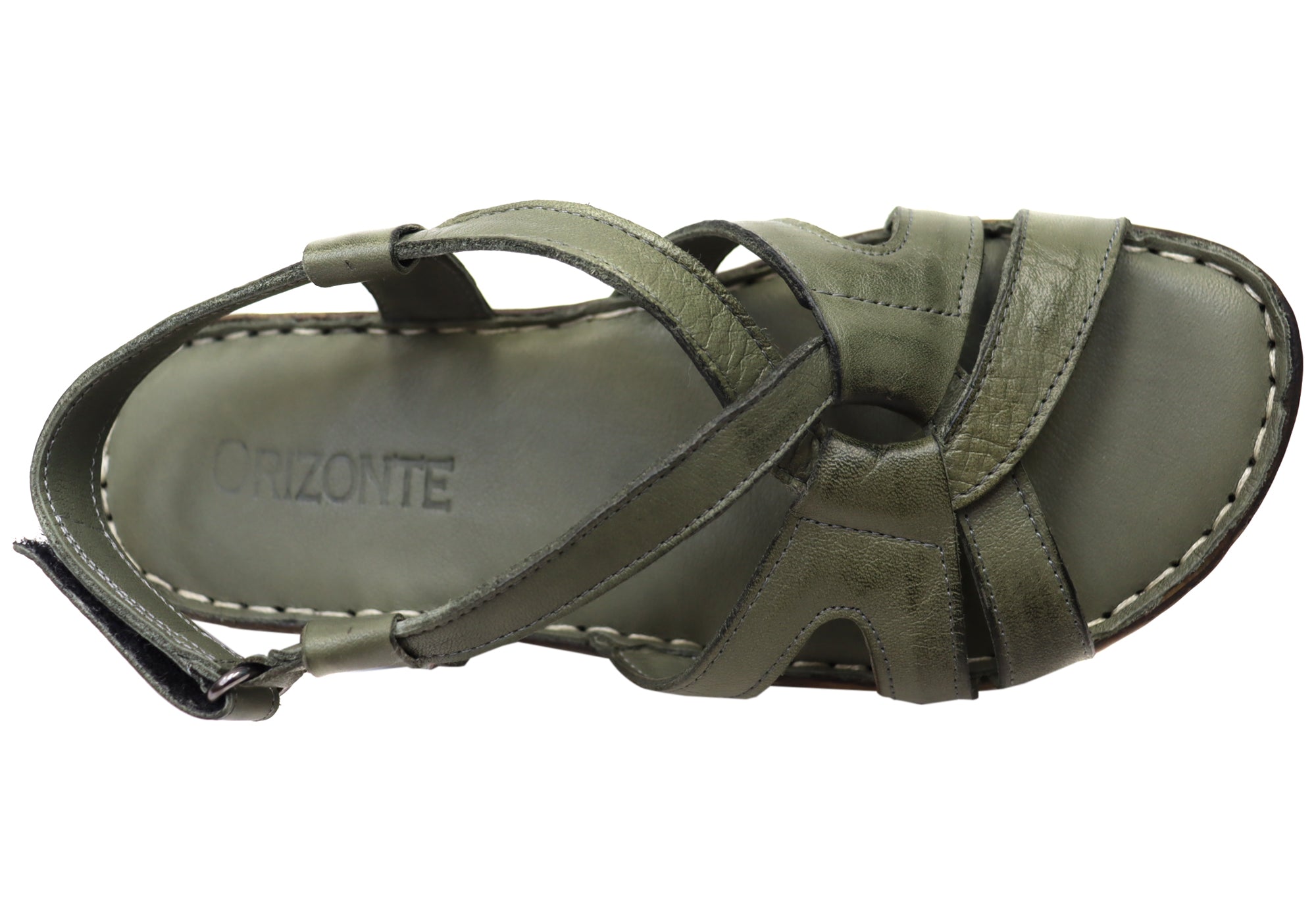 Orizonte Glory Women's Comfortable European Leather Sandals - Stylish & Breathable Summer Walking Shoes for Beach, Travel & Casual Outings
