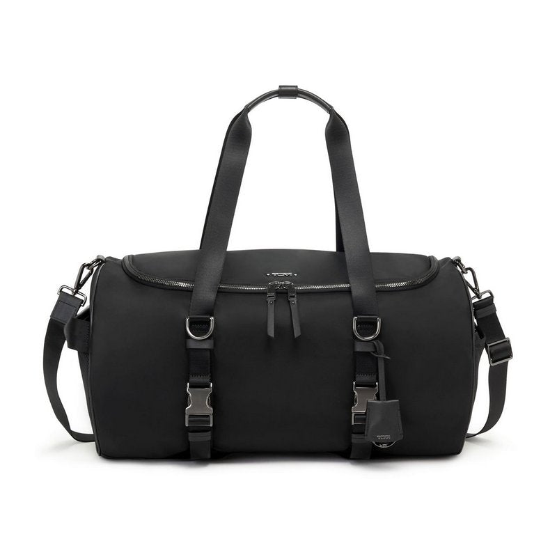 Voyageur Black Misty Duffel Bag - Water-Resistant Travel Duffel for Gym, Weekend Trips & Outdoor Adventures | Durable & Stylish Carry-On Luggage