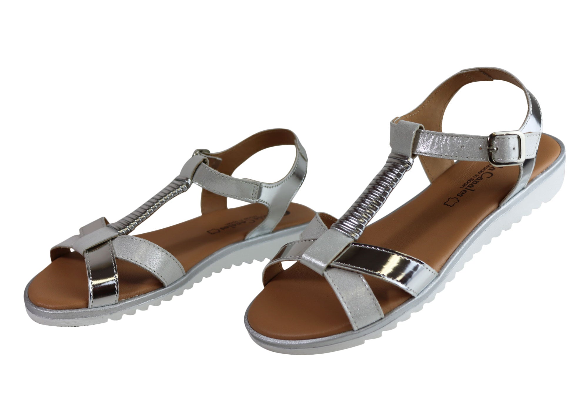Lola Canales Gina Women's Comfortable Leather Sandals - Handmade in Spain - Perfect for Summer, Beach & Casual Outings