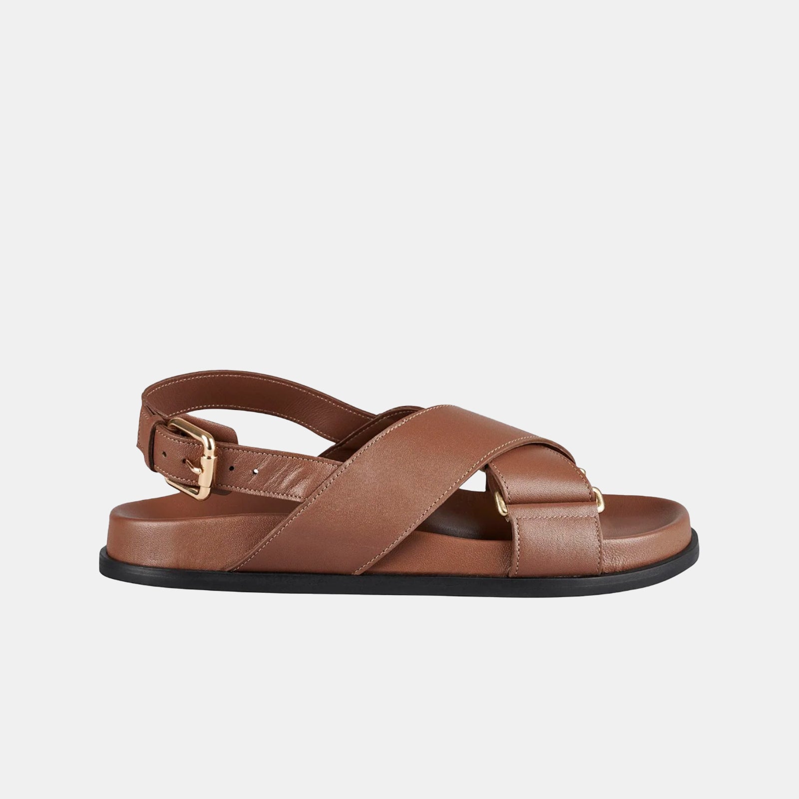 Viola Comfort Footbed Sandals in Cocoa Brown - Perfect for Walking, Travel & Casual Outfits