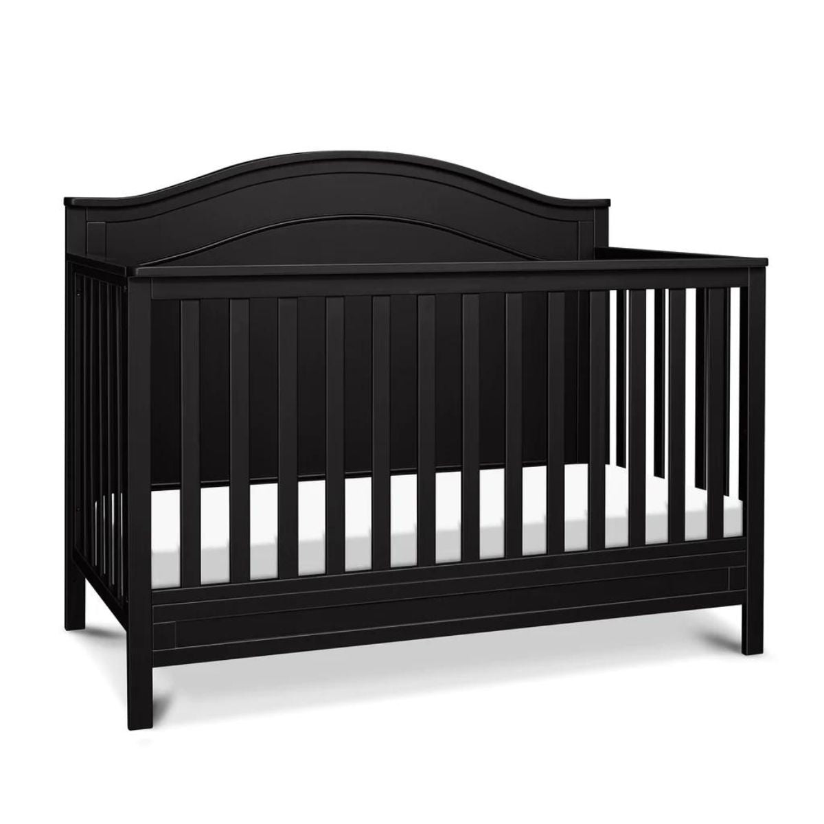 Charlie 4-in-1 Convertible Baby Crib - Toddler Bed, Daybed & Full-Size Bed Frame - Safe & Stylish Nursery Furniture for Boys & Girls - Perfect for Newborns to Teens Bedroom Decor
