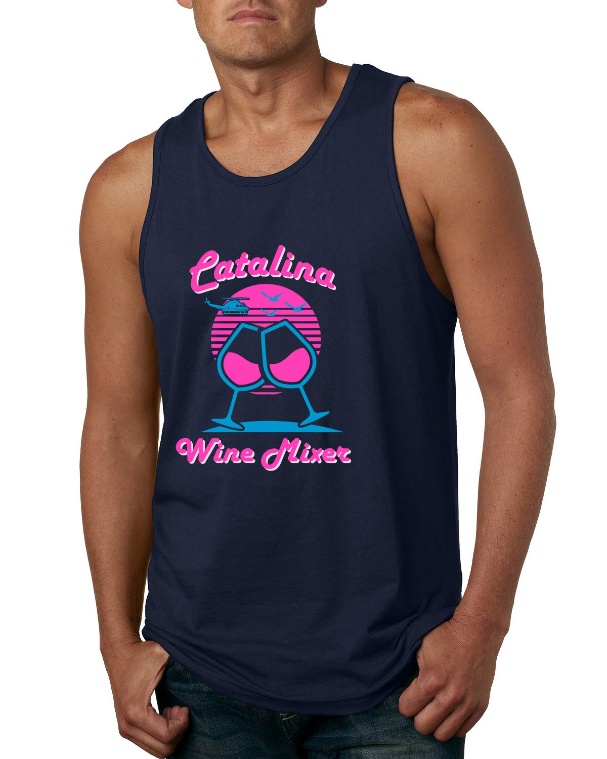 Funny Boats and Hoes Graphic Tank Top for Men - Pop Culture Humor T-Shirt - Perfect for Beach, Parties & Casual Wear