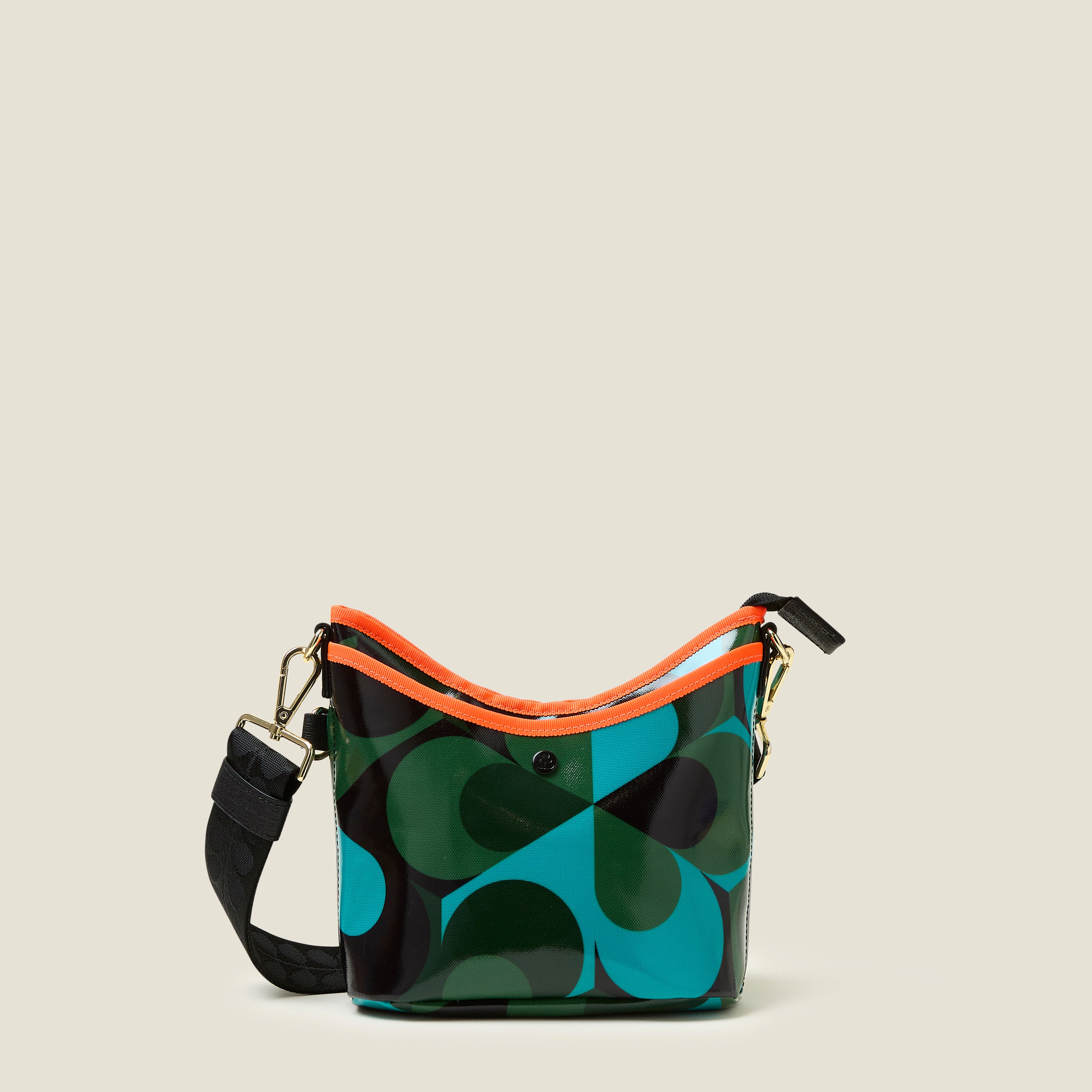 Stylish Carrymin Crossbody Bag - Kaleidoscope Emerald Green for Women | Fashionable Shoulder Purse for Daily Use, Travel & Shopping