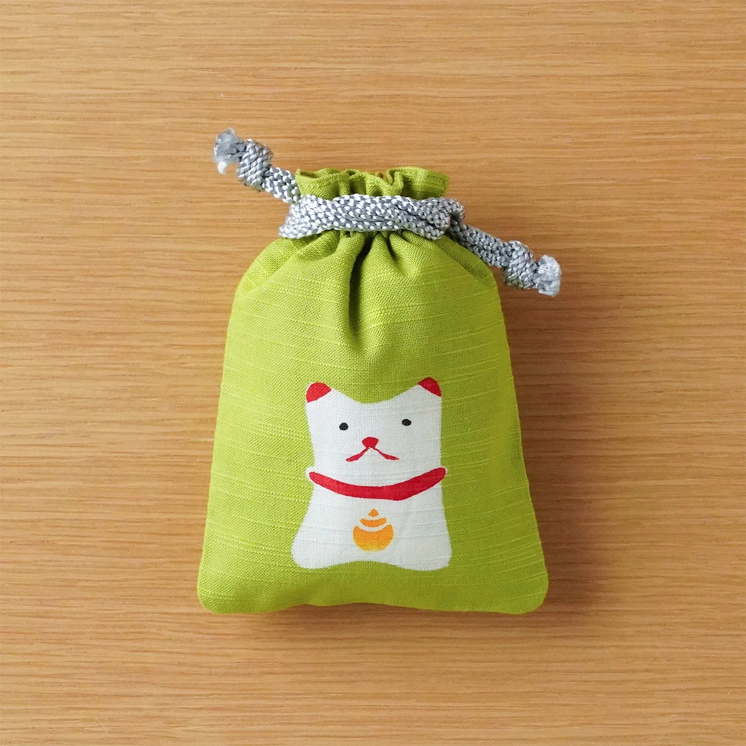 Katazome Small Talisman Bag for Dogs | Japanese Traditional Drawstring Pouch | Handmade Craft Gift for Pet Lovers | Perfect for Travel, Home Decor & Spiritual Protection