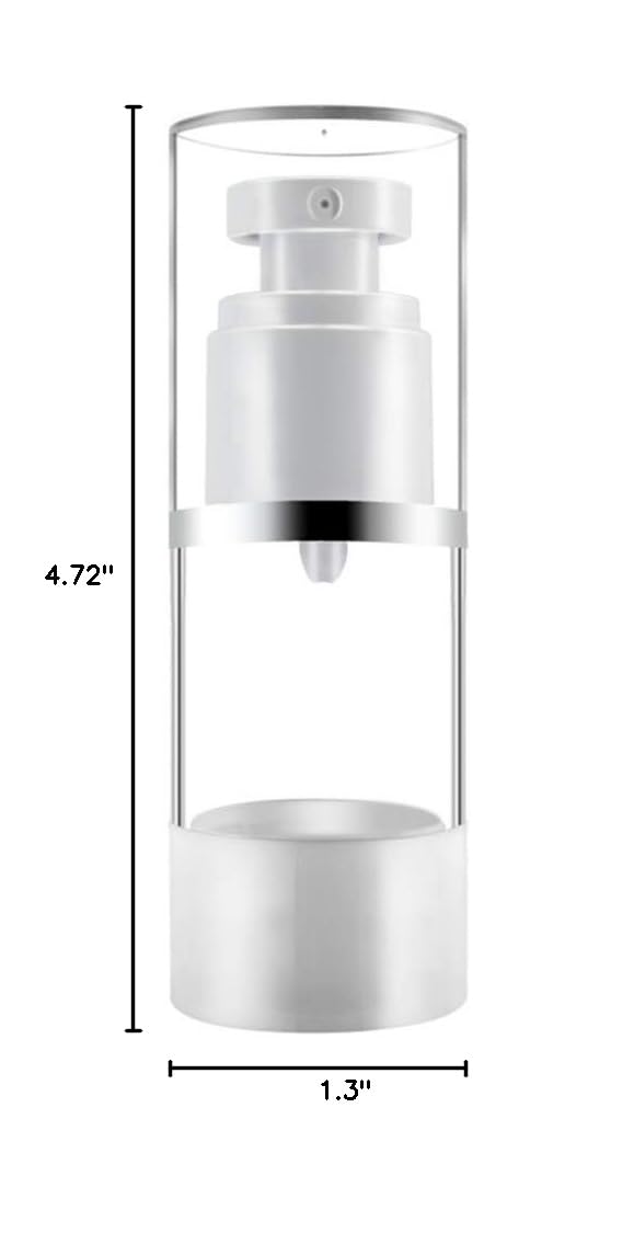 Lurrose 3-Pack 30ml Airless Pump Spray Bottles - Fine Mist Cosmetic Atomizer for Travel, Home & Skincare - Perfect for Liquids, Toners, Essential Oils & DIY Beauty Products
