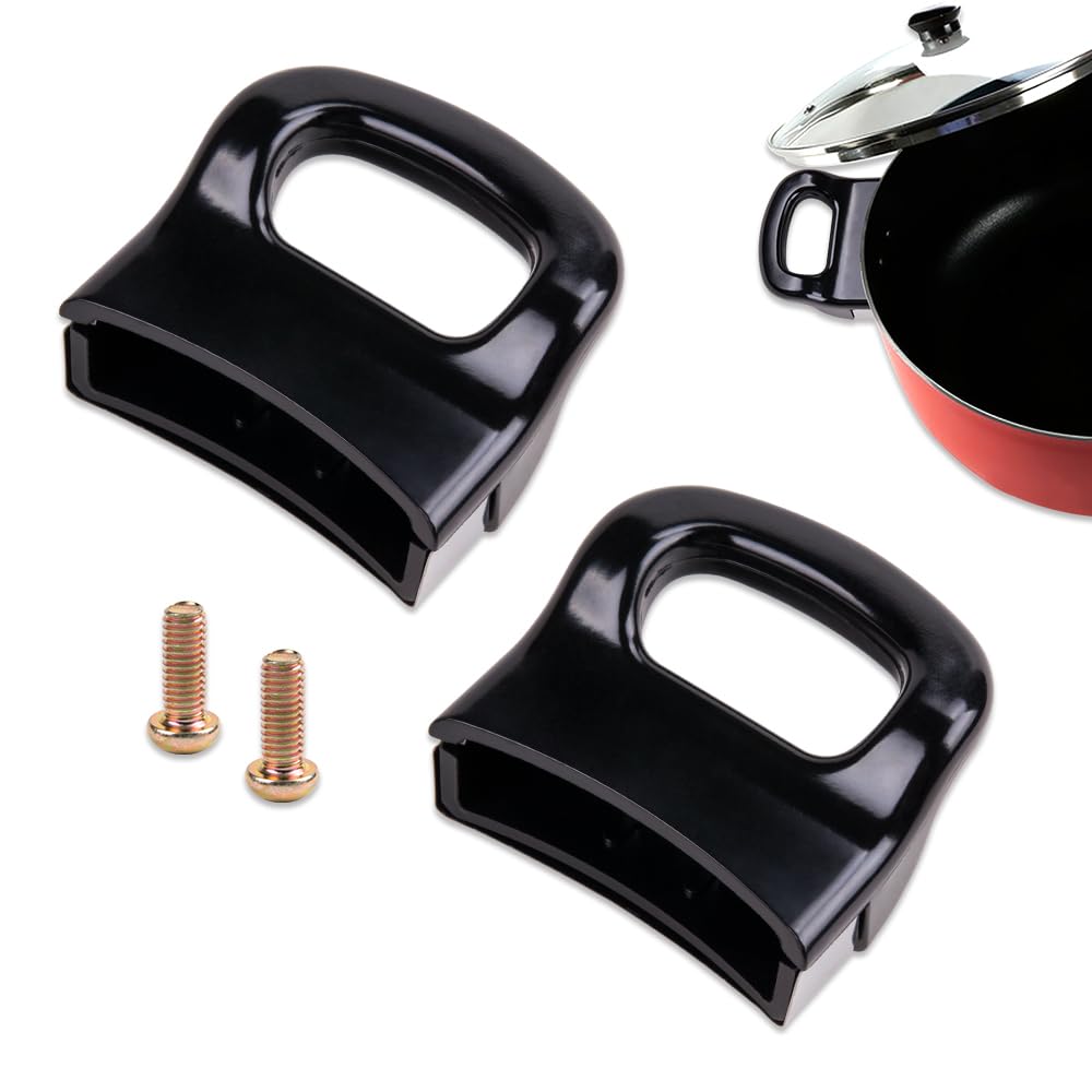 2-Pack Stainless Steel Replacement Pot Handles for Pressure Cookers, Steamers & Sauce Pots - Durable Cookware Handle Upgrade for Safer Cooking & Easy Lifting | Perfect for Kitchen, Camping & Outdoor Cooking