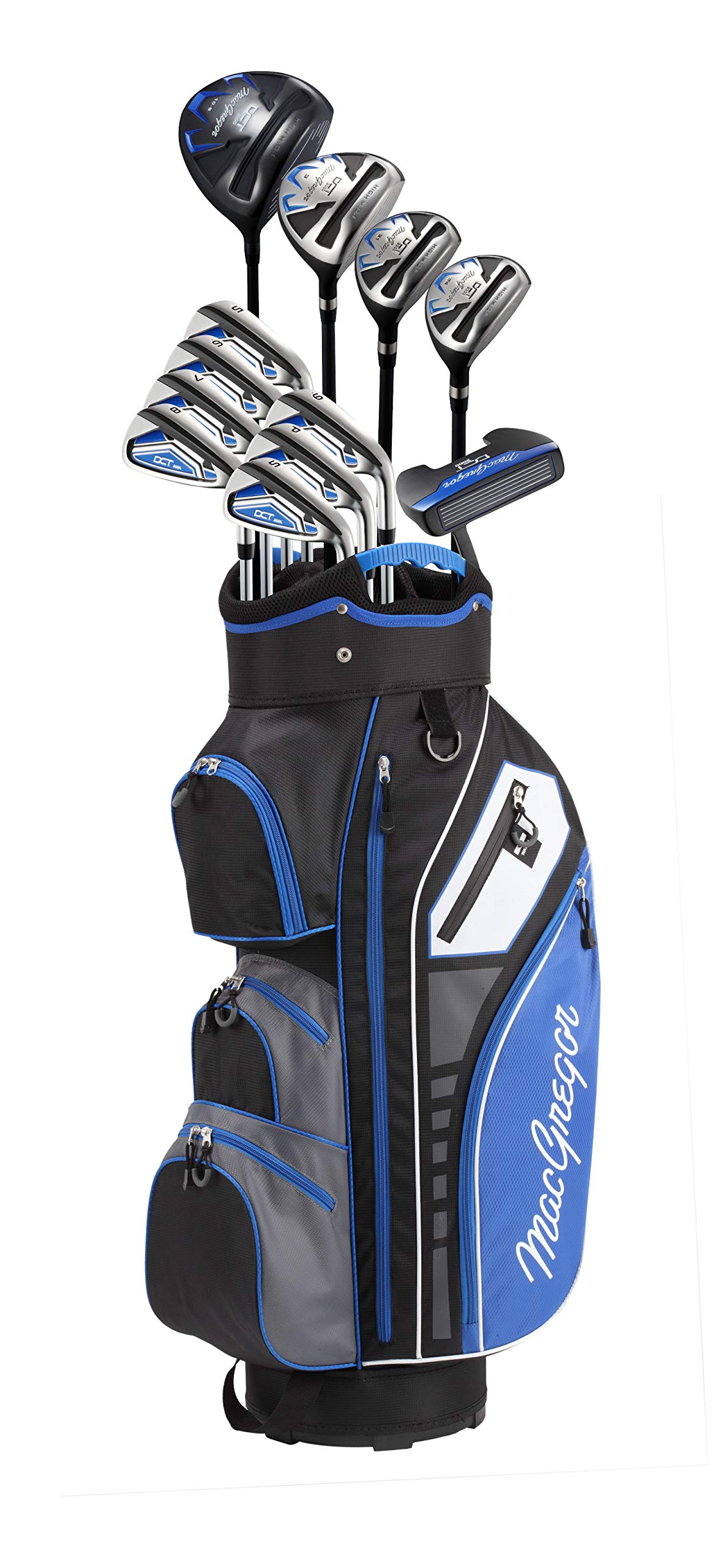 MacGregor Golf DCT3000 Complete Golf Club Set with Bag for Men & Women – Perfect for Beginners & Recreational Golfers on the Course