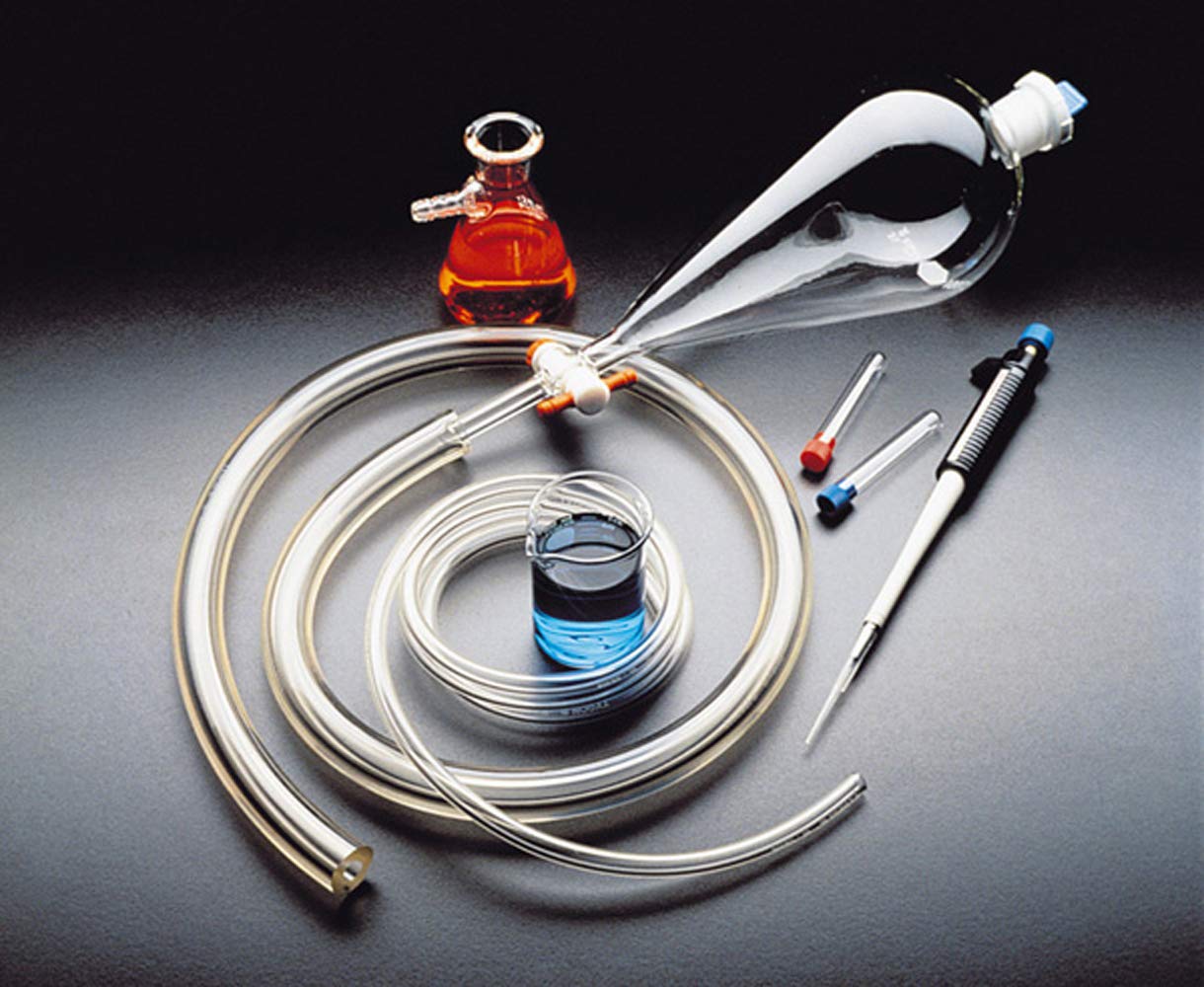 Tygon Non-DEHP Clear Plastic Tubing - 8mm ID x 12mm OD, 15m Length - Food Grade, Laboratory & Vacuum Use - Perfect for Beverage Transfer, Medical Applications & Industrial Systems