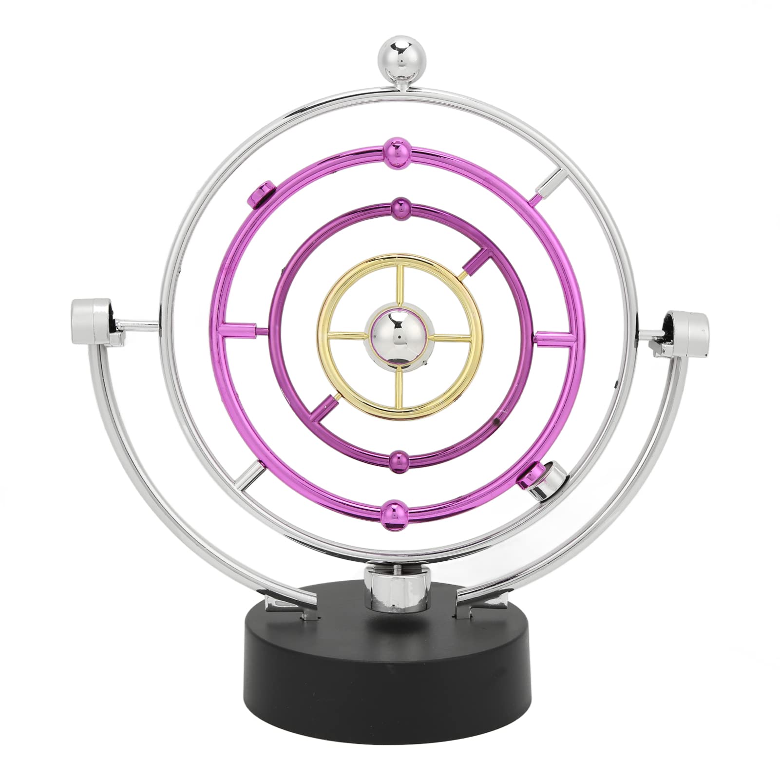 Shanbor Electronic Perpetual Motion Desk Toy - Colorful Plastic Kinetic Art for Home & Office Decor, Stress Relief Gadget, Unique Gift Idea | Perfect for Work Desks, Study Areas, and Relaxation Spaces