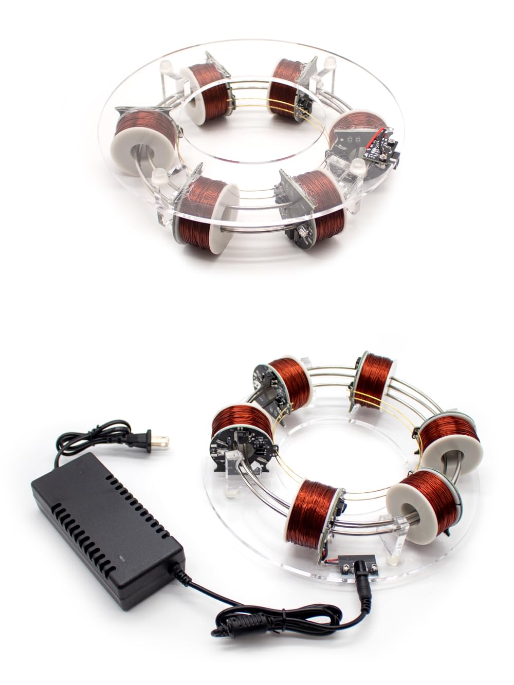 DIY Six Coils Circular Accelerator Electromagnetic Cyclotron - Physics Science Experiment Kit for Students & Teachers | STEM Education, Classroom Demonstrations & Home Science Projects