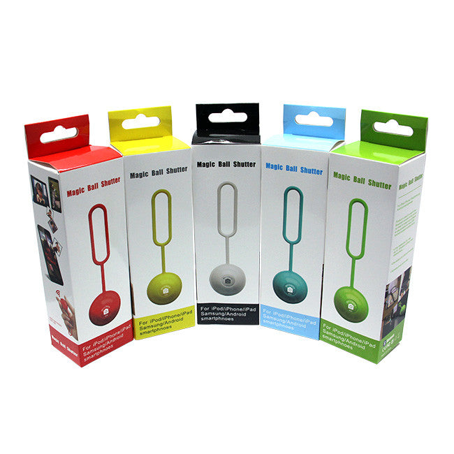 Bluetooth Selfie Remote Shutter for iPhone & Android - Magic Ball Control for Hands-Free Photos, Perfect for Travel, Vlogging & Group Shots