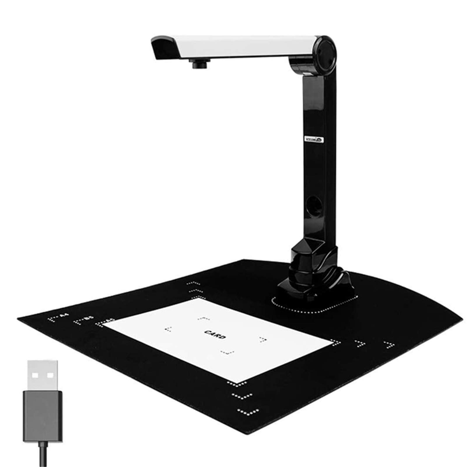 Portable USB HD A4 Document Camera Scanner for Laptop & PC - MytaYt Visualizer with OCR for Online Teaching, Training, Scan Snap - Perfect for Remote Learning, Webinars & Document Digitization