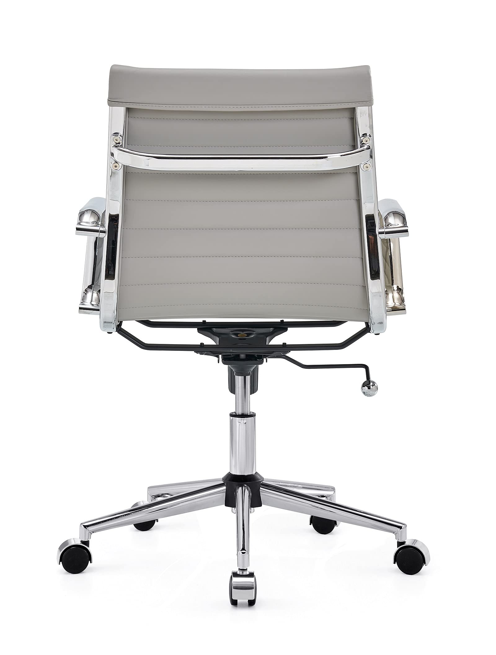 Ergonomic Grey Office Chair - Modern Adjustable Desk Chair with Lumbar Support for Home & Office Workspace (3011 Grey) - Perfect for Long Hours Sitting, Gaming & Remote Work