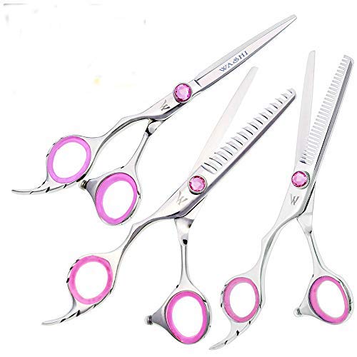 Premium Left-Handed Hair Cutting Shears Set - 3 Pcs (5.5