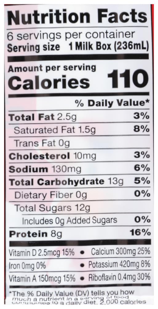 Horizon Organic 1% Lowfat Milk - 8 Fl Oz (Pack of 9) | Healthy Dairy Drink for Breakfast, Smoothies & Baking | USDA Organic, Lactose Free