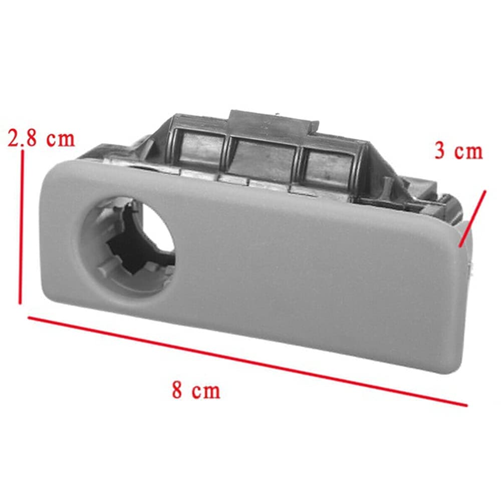 MACHSWON Glove Box Lock - Premium Glove Compartment Latch Handle in Stone Gray | Secure Storage for Cars, Trucks & SUVs