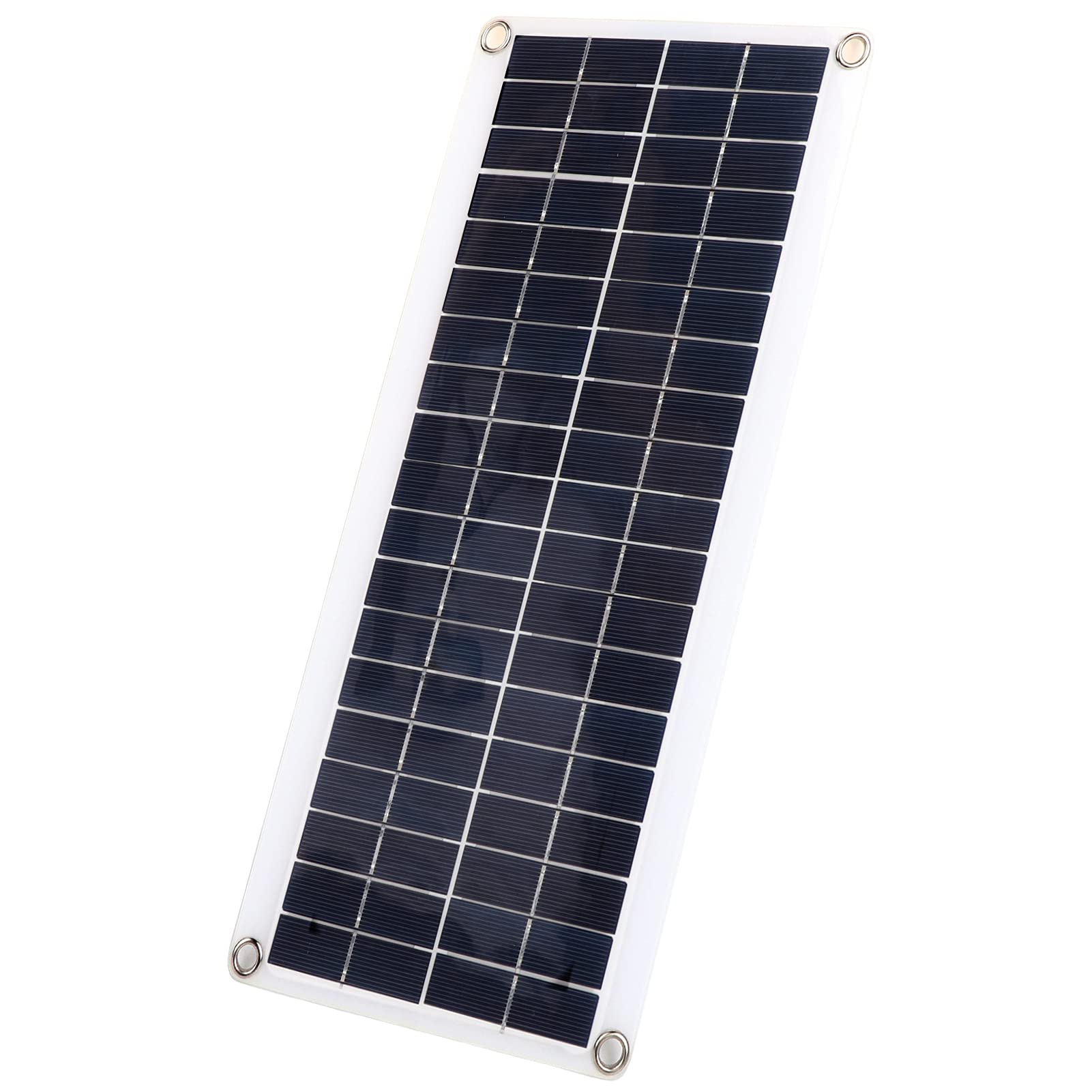 EXCLUZO 8W Flexible Solar Panel with Controller for Cars, Industrial Warehouses, Office Buildings & Outdoor Use - Portable Solar Charger for Camping, RV, Boats & Emergency Power Backup