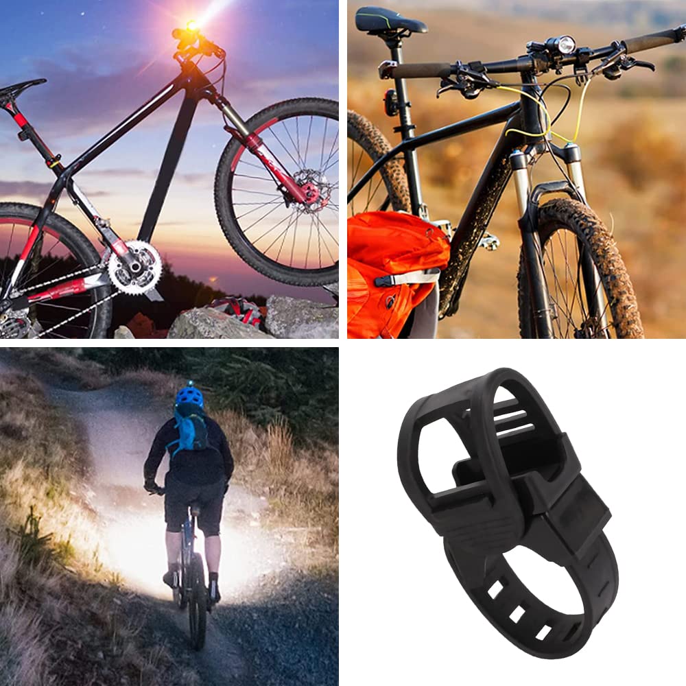 Adjustable Rotatable Bike Flashlight Holder - Universal Bicycle & Motorcycle Torch Mount Clamp for Night Cycling, Commuting & Outdoor Adventures