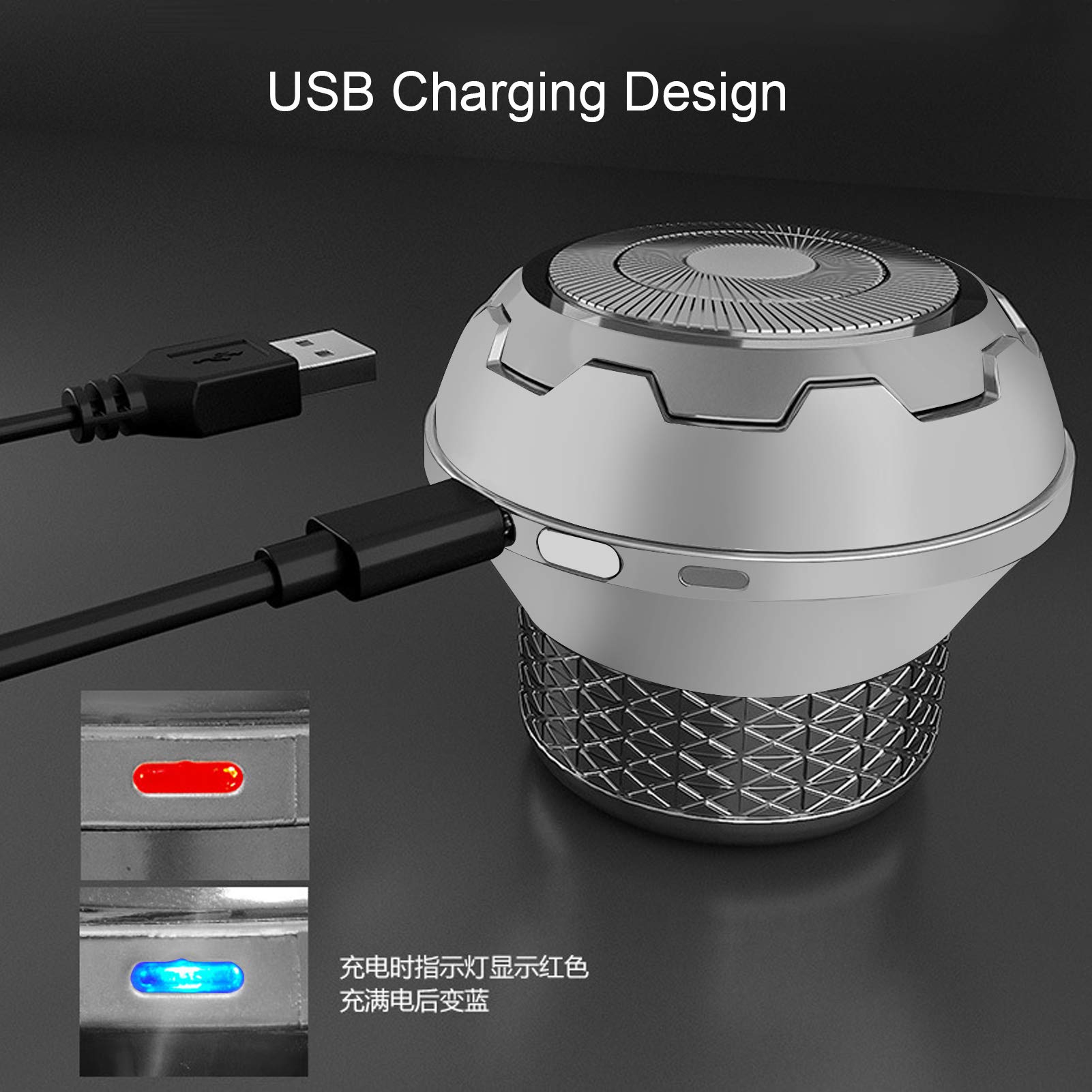 Best Electric Shaver for Men - Waterproof & Rechargeable Multifunctional Trimmer for Bald Head & Beard - Perfect for Travel, Home & Gym Grooming