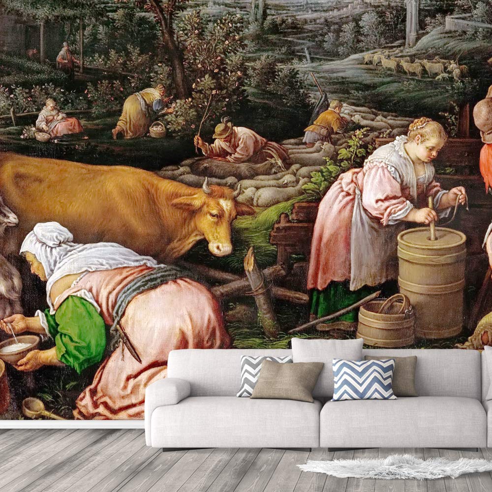 Classic & Modern Collage Design Removable Wallpaper - Peel & Stick Wall Murals for Bedroom (66x96 inches) - Perfect for Home Decor, Nursery, Living Room & Office Accent Walls