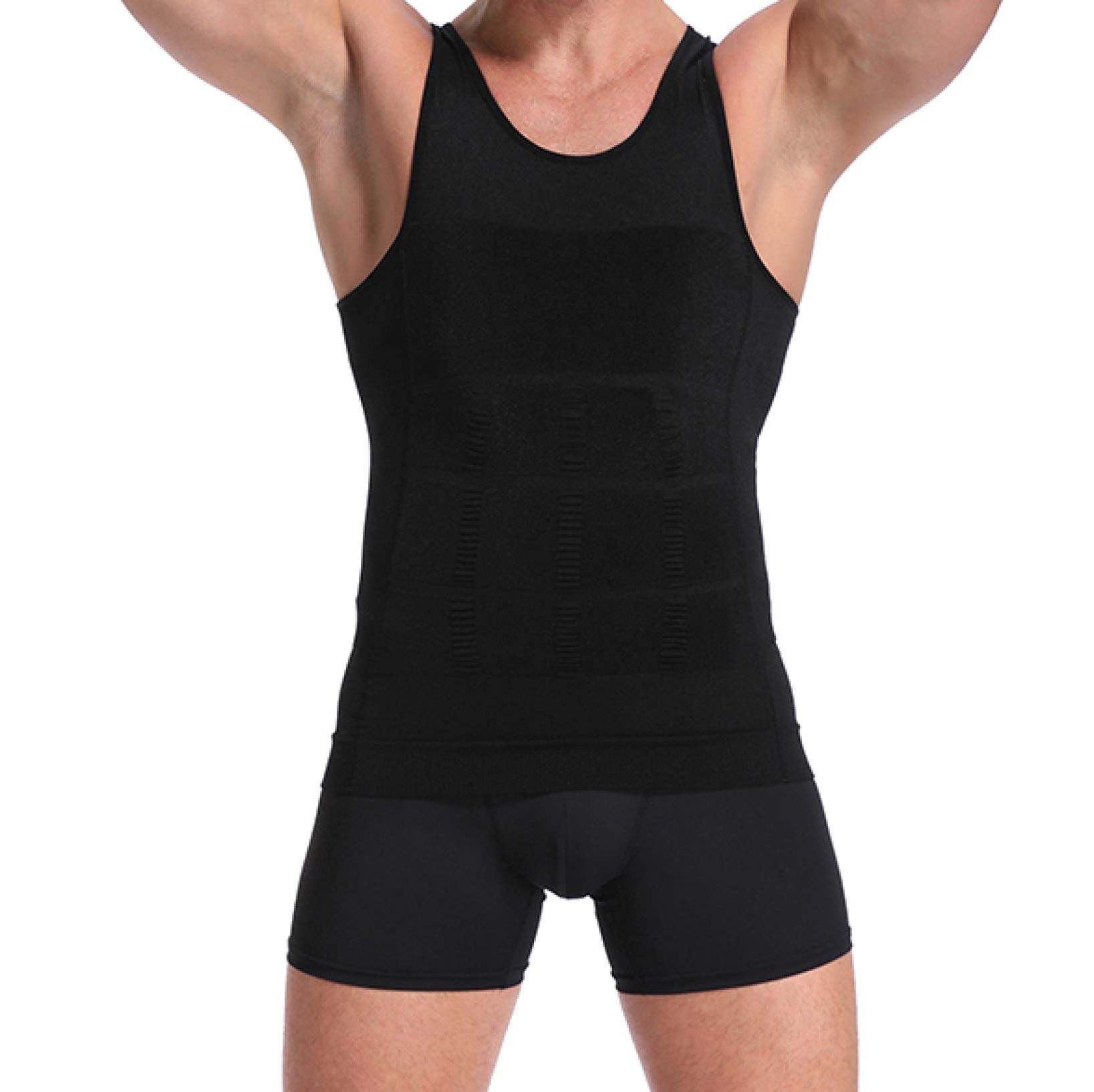 Men's Body Shaper Bodysuit - Tummy Control & Chest Flattening Shapewear for Slimming & Toning | Perfect for Under Clothes, Workouts, and Everyday Comfort