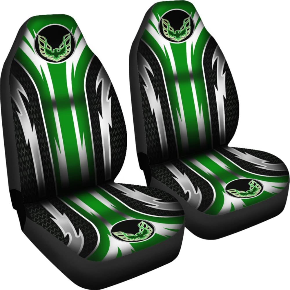 Premium 2-Piece Front Pontiac Firebird Seat Covers - Vibrant Green (Part# 144627) | Custom Fit for 1993-2002 Models | Perfect for Car Restoration & Interior Protection