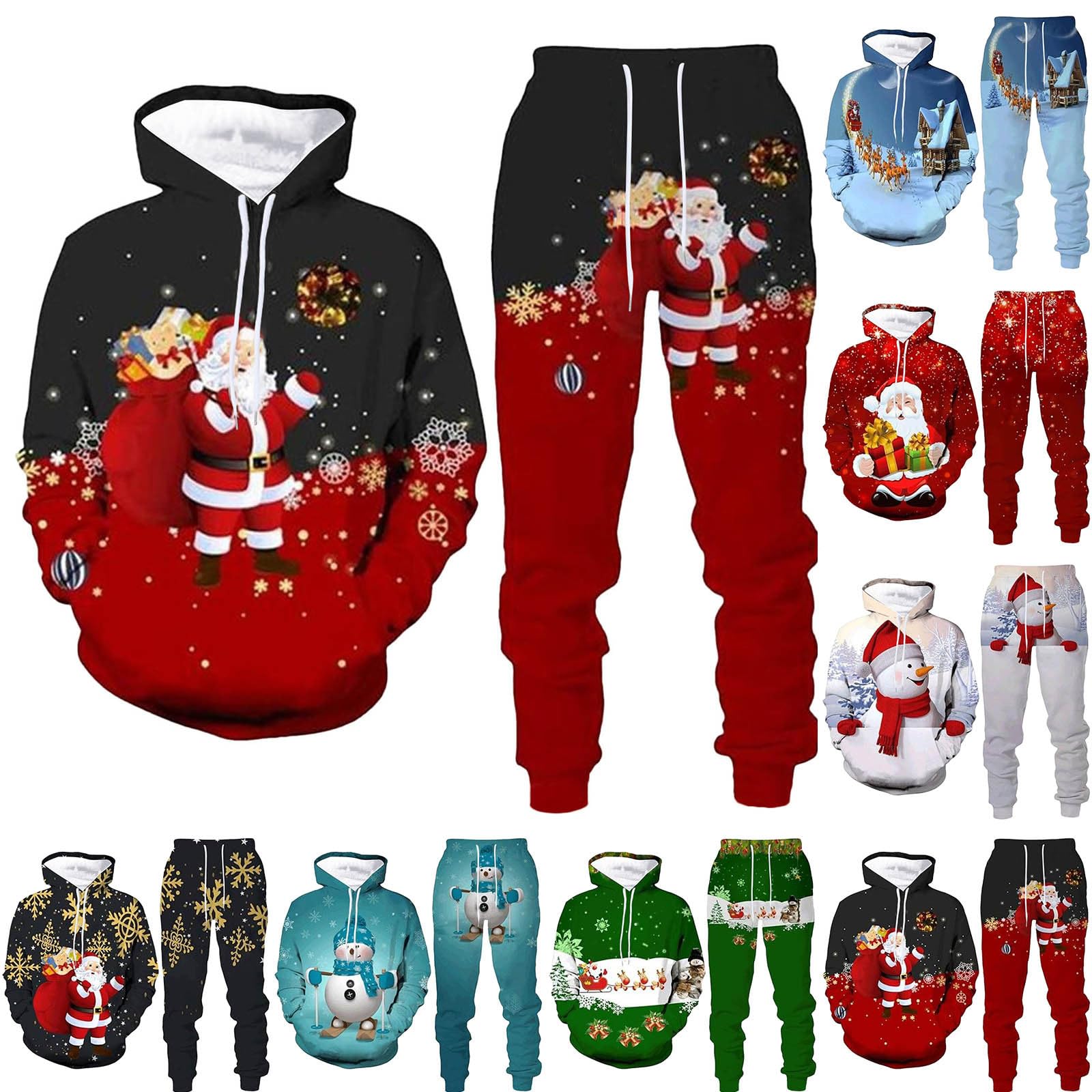 3D Skeleton Print Halloween Hoodie & Tracksuit Set - Long Sleeve Pullover Two-Piece Outfit for Men, Perfect for Costume Parties & Spooky Night Events