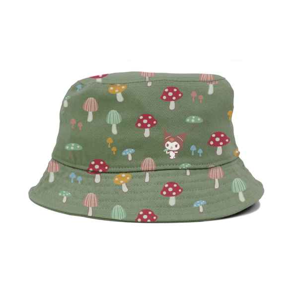 Sanrio Hello Kitty Mushroom Fishing Bucket Hat for Girls - Natural Color | Cute Kawaii Sun Hat for Outdoor Activities, Beach, and Summer Fashion
