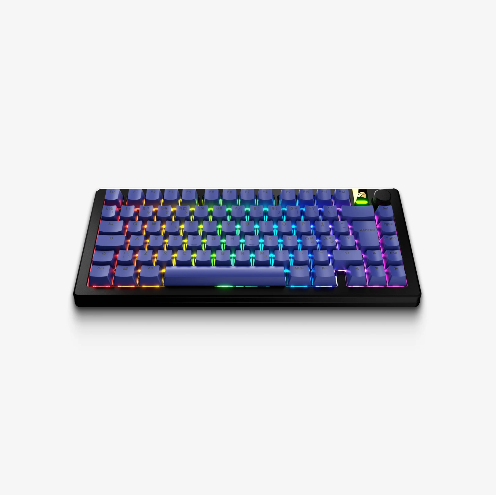 GPBT Mana Blue Basic Keycaps for Mechanical Keyboards - Durable PBT Material, Cherry MX Compatible - Perfect for Gaming, Typing & Custom Builds