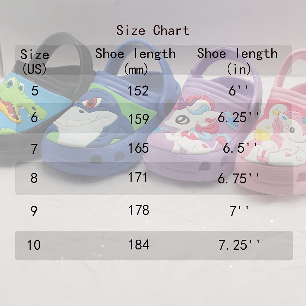 Z. Emma Kids Summer Garden Shoes - Anti-Slip Lightweight Beach Pool Slippers for Boys & Girls | Shockproof Toddler Sandals for Outdoor Play, Water Activities & Beach Vacations
