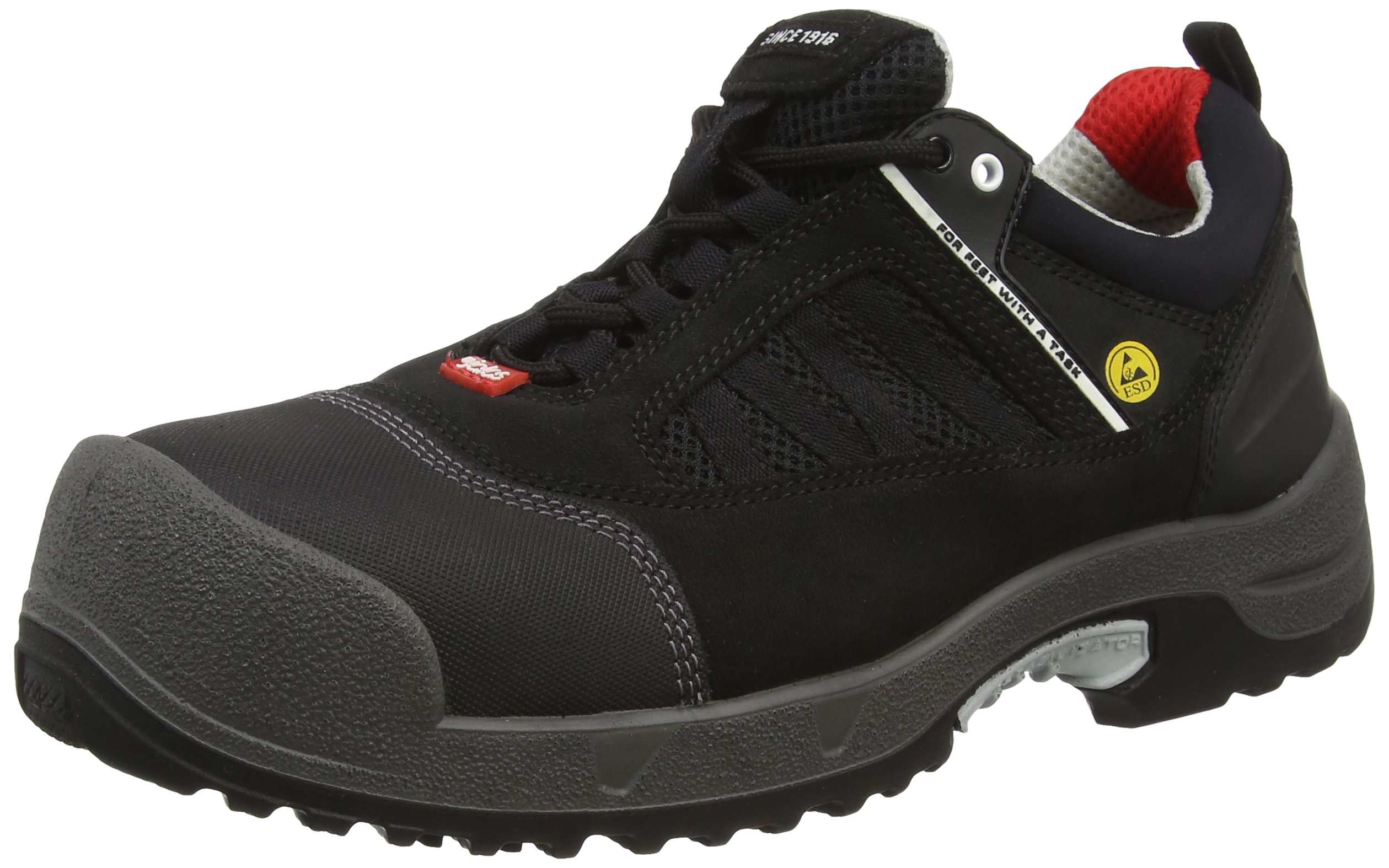 JALAS 3018 Zenit Safety Shoes - Lightweight Steel Toe Work Boots for Men & Women - S3 SRC ESD ASTM Certified - Aluminum Toe & Nail Protection - Scandinavian Design - Perfect for Construction, Warehouse & Industrial Work