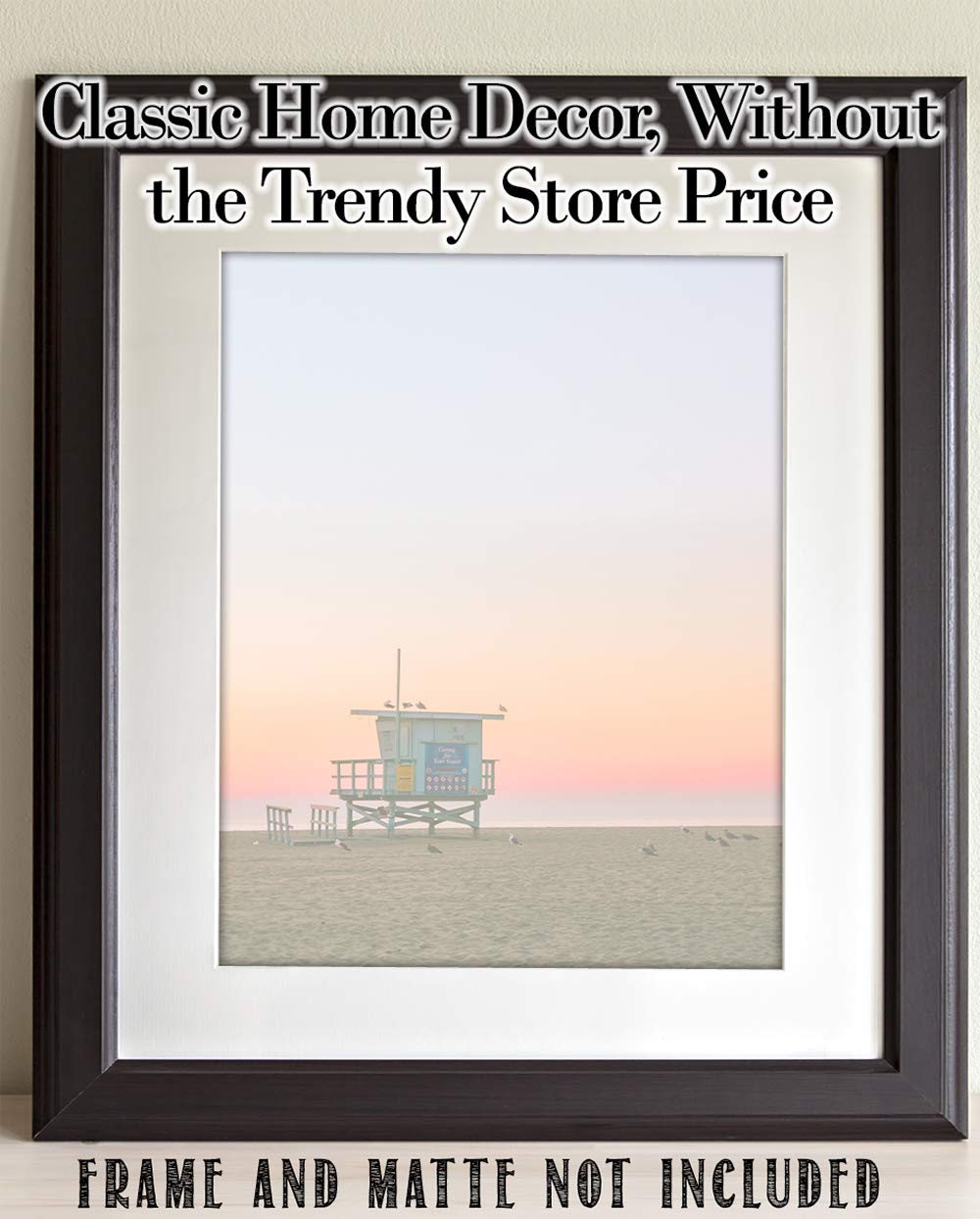 Endless Summer Beach House Decor - 11x14 Unframed Coastal Wall Art Print for Lake Cabins, Surfing Rooms & Summer Home Decoration | Perfect Beach Life Sign Gift for Vacation Homes & Coastal Living Spaces