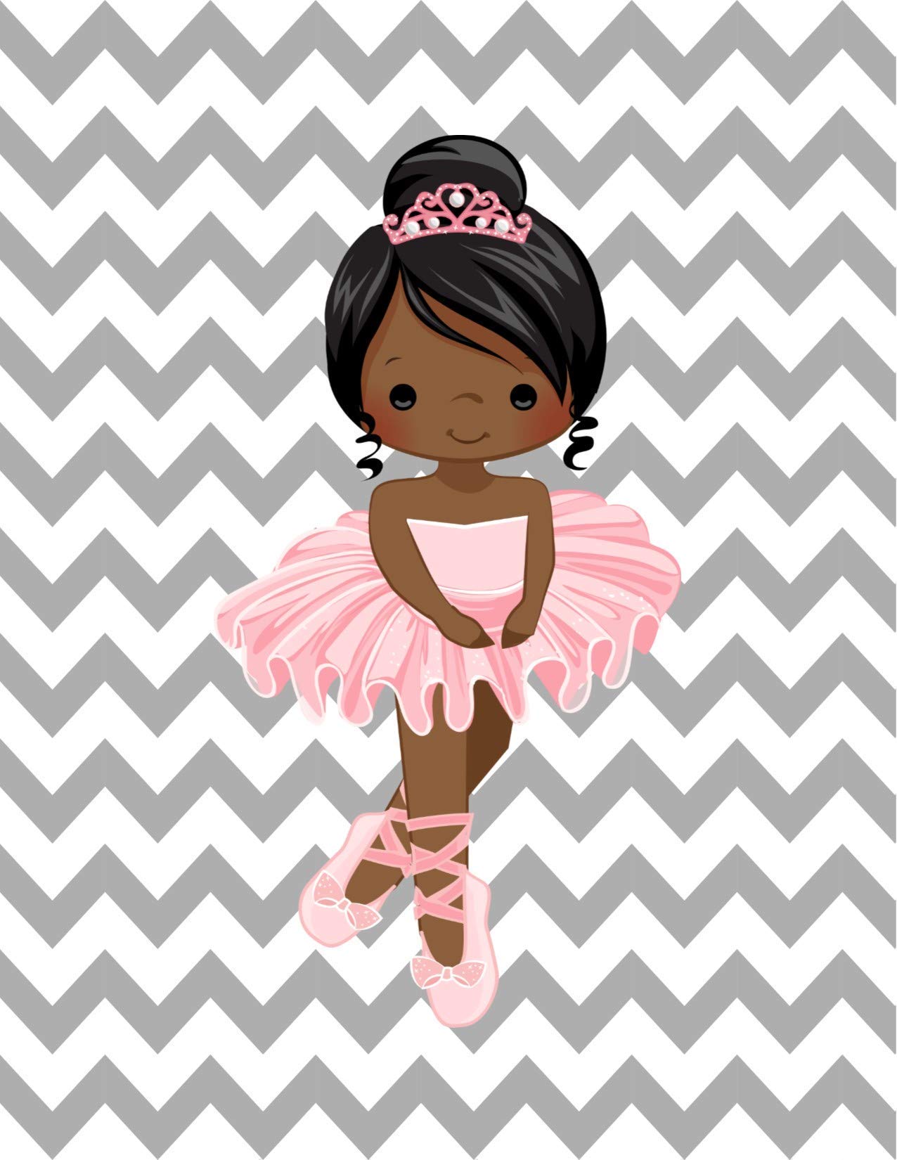 African American Ballerina Motivational Wall Art - Set of 4 Inspirational Prints for Girls Room Decor | 'She Leaves a Little Sparkle' & 'Dream Big' Quotes | Perfect for Nursery, Bedroom & Dance Studio Decor